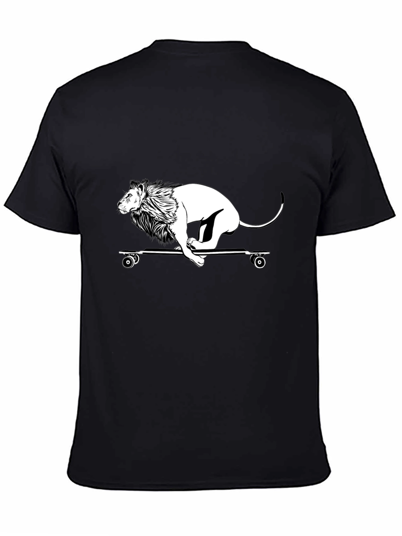 Lion Skateboard Graphic Tee
