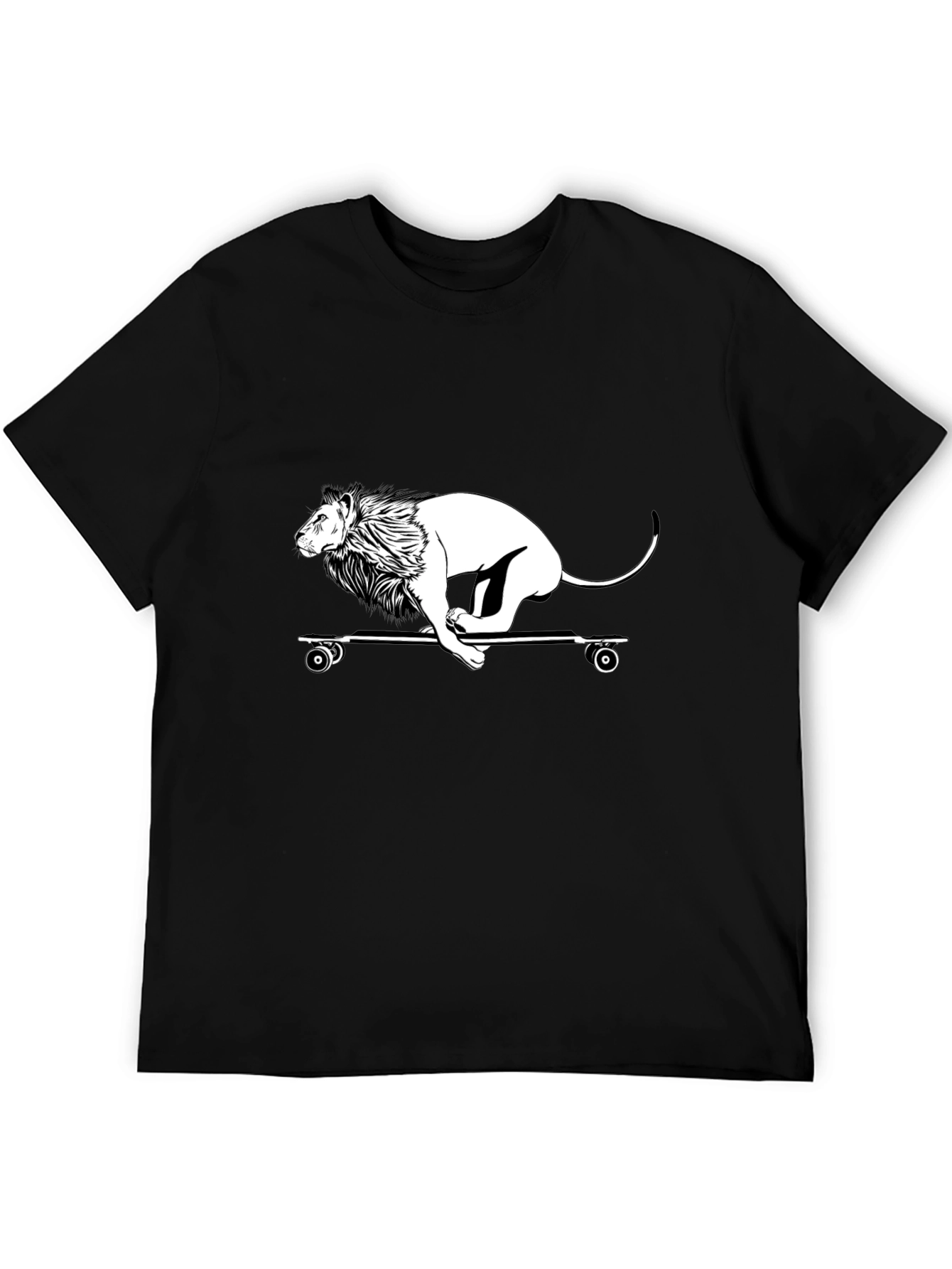 Lion Skateboard Graphic Tee