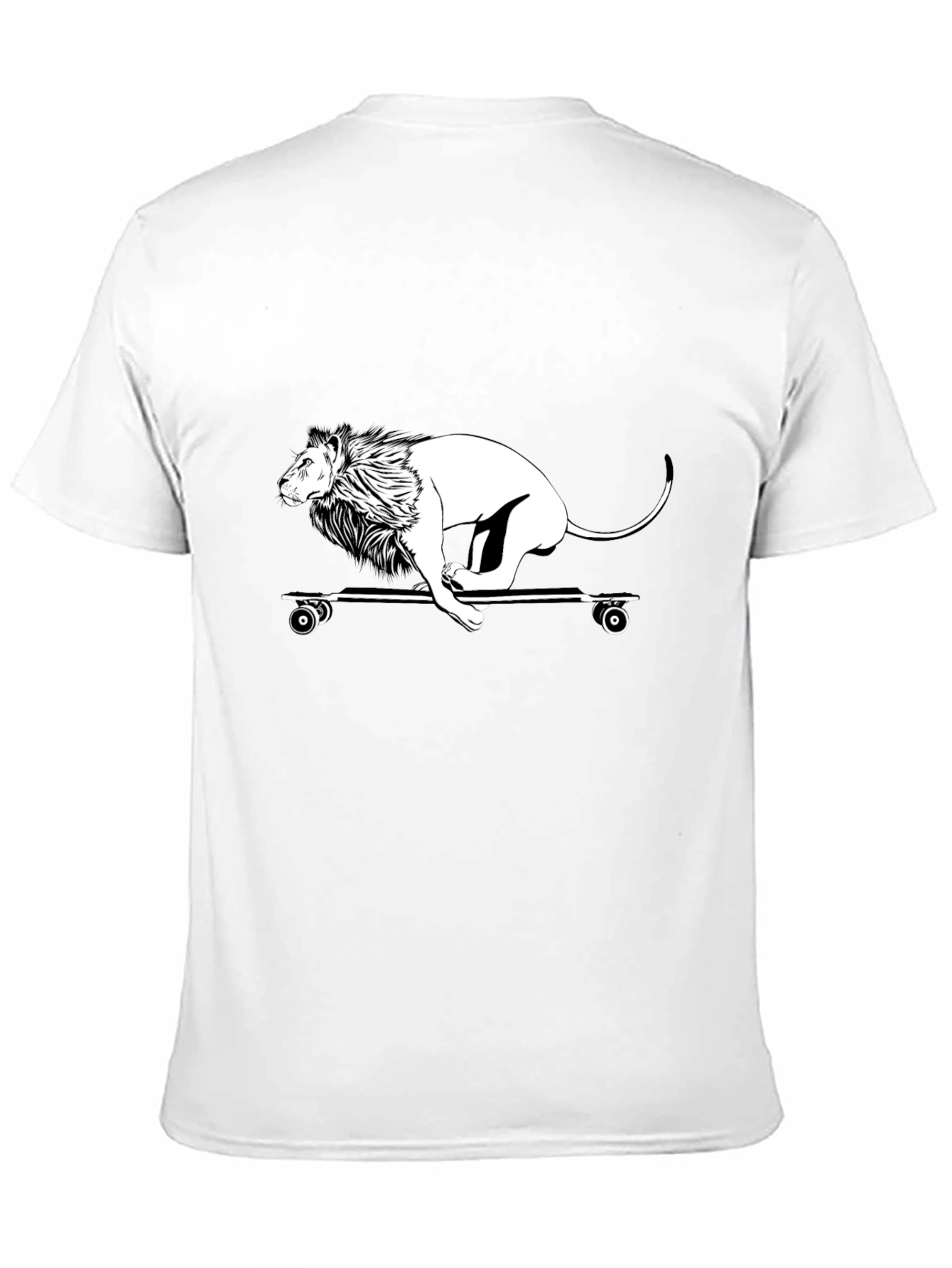 Lion Skateboard Graphic Tee