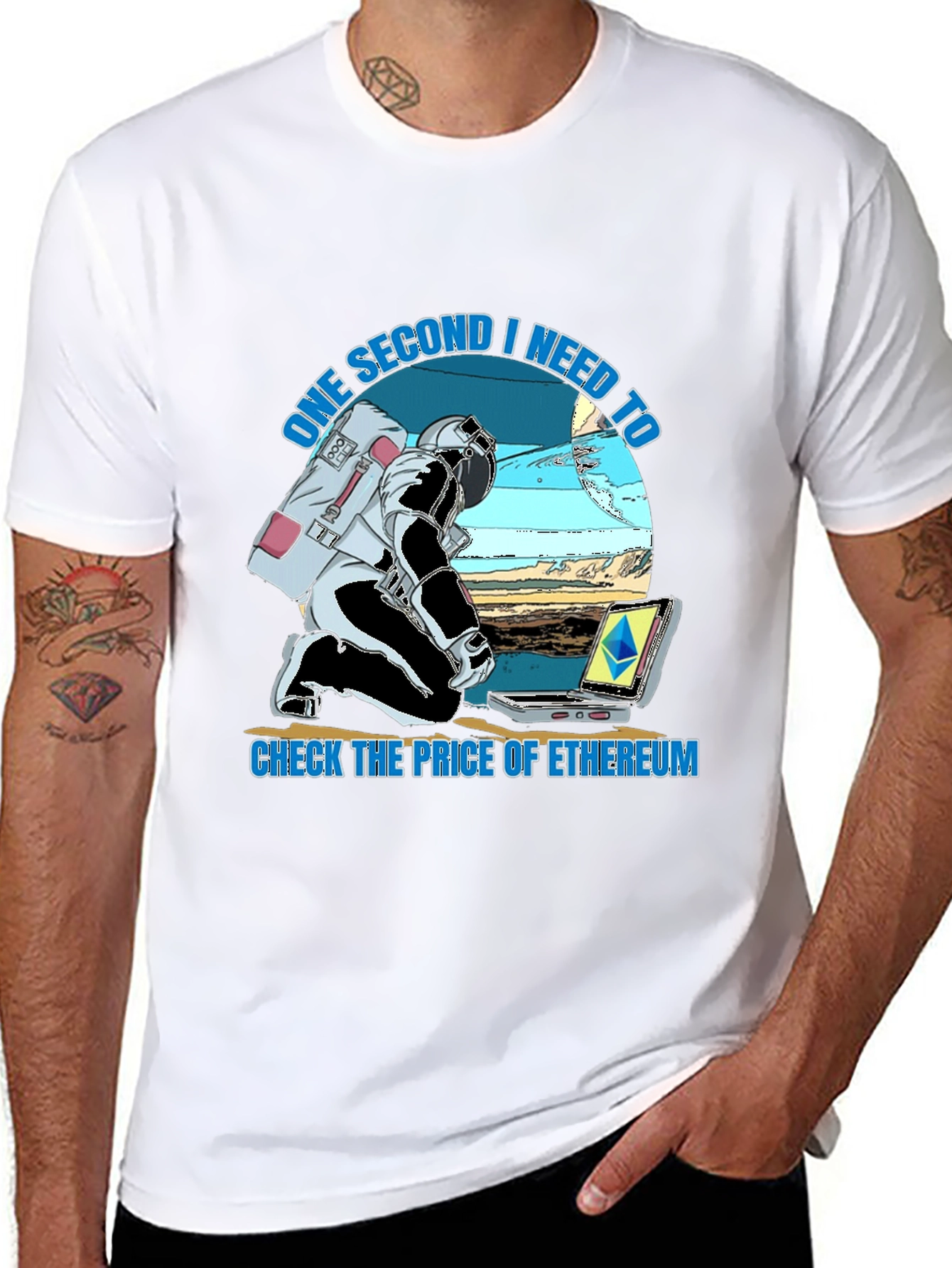 Ethereum Crypto Astronaut T-Shirt