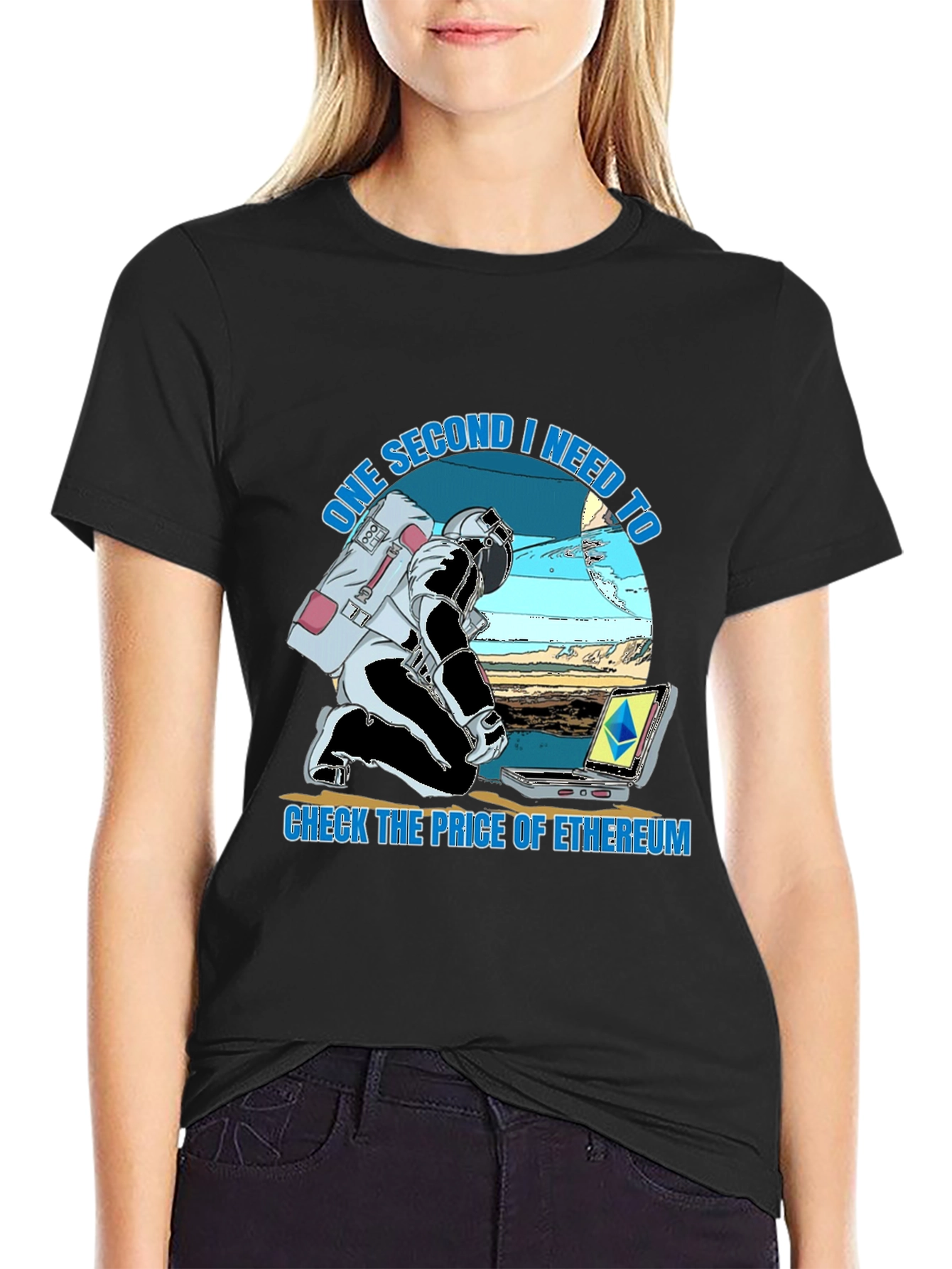 Ethereum Crypto Astronaut T-Shirt