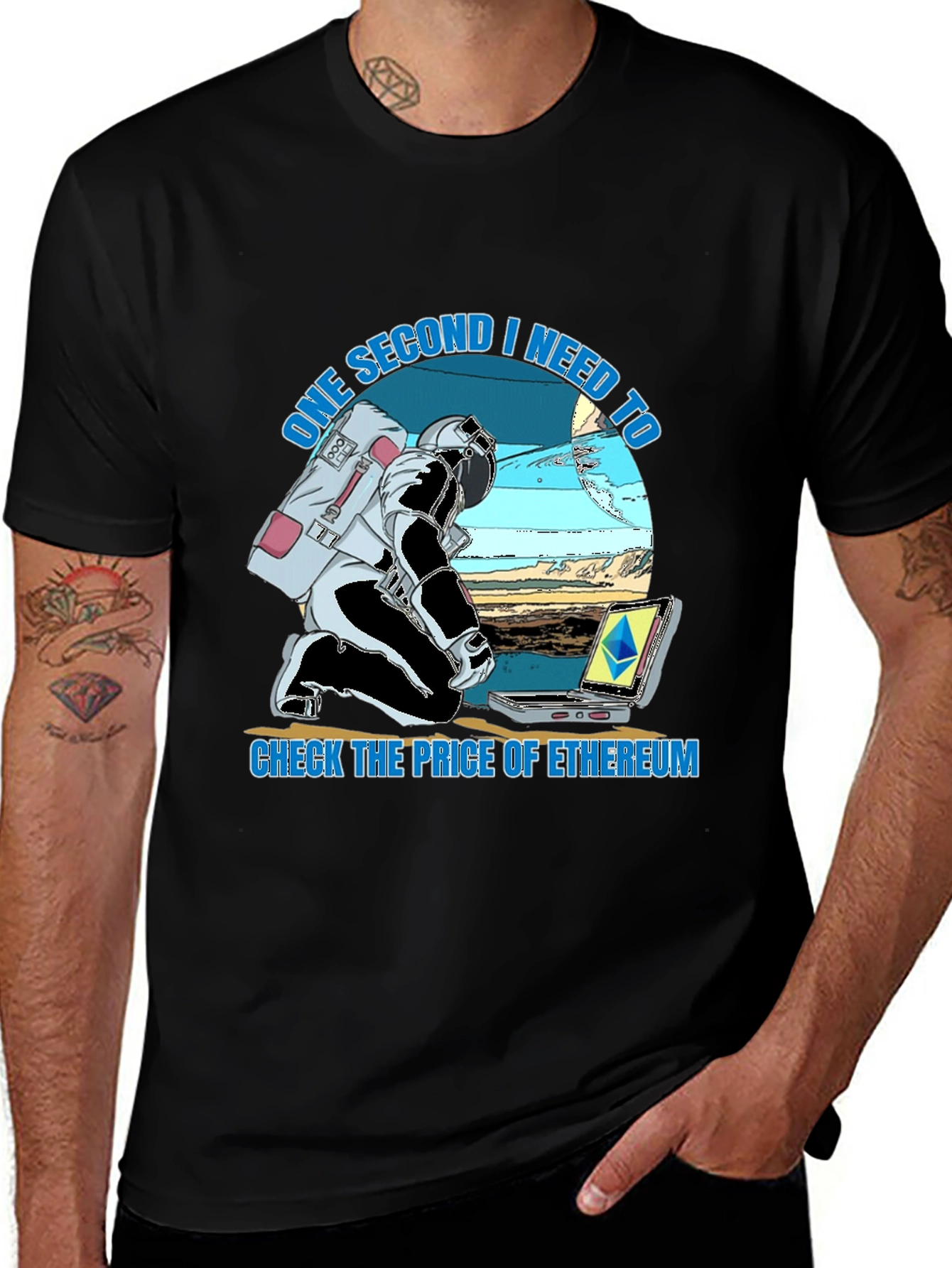 Ethereum Crypto Astronaut T-Shirt