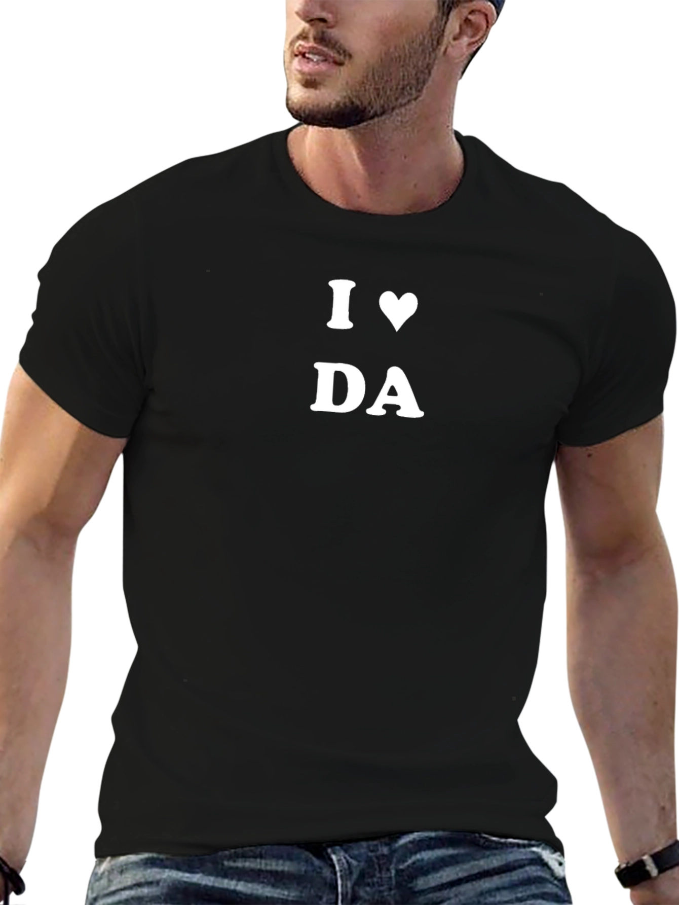 I Heart DA Black T-Shirt