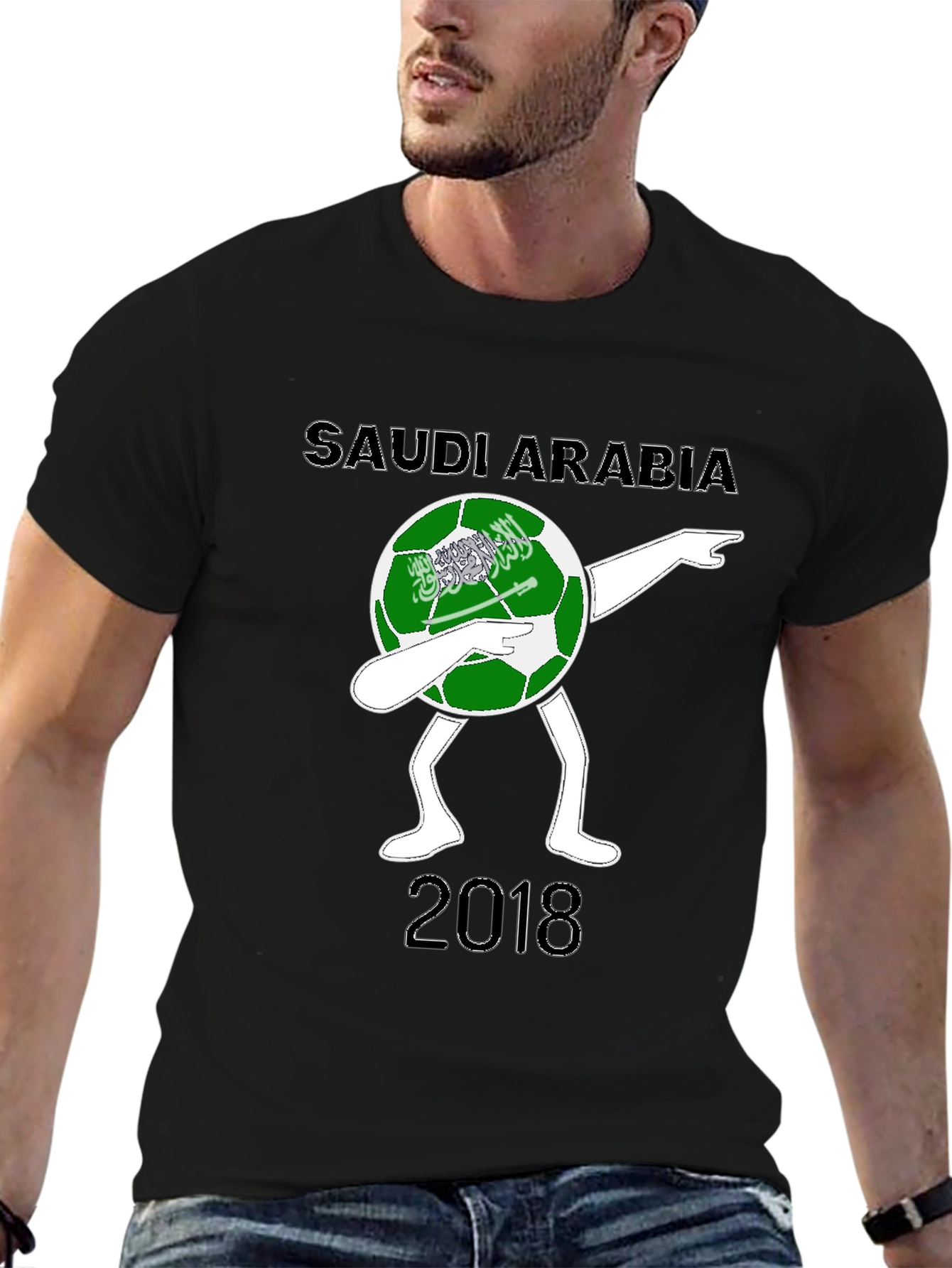 Saudi Arabia Soccer Dab 2018 Graphic Tee