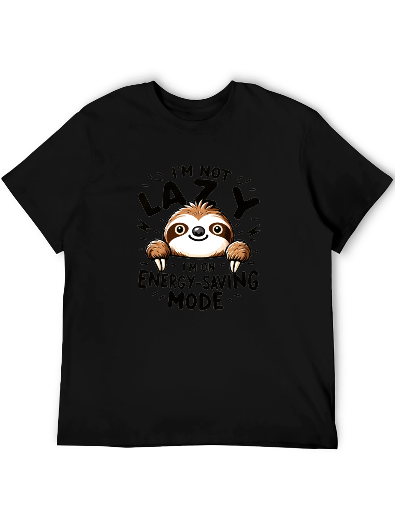 Sloth Energy Saving Mode Graphic Tee