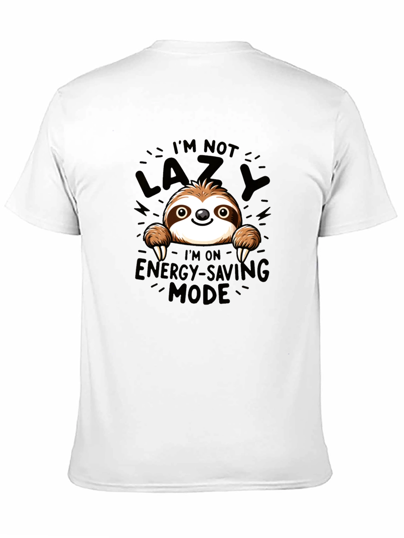 Sloth Energy Saving Mode Graphic Tee