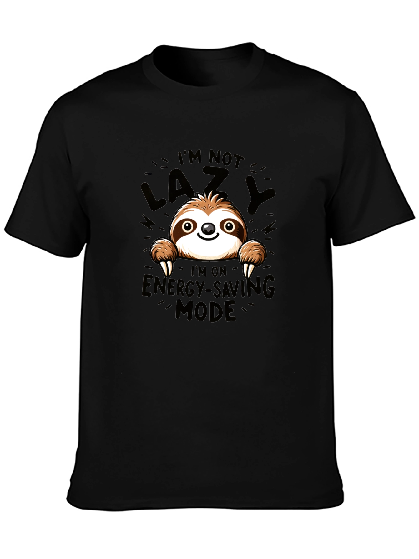 Sloth Energy Saving Mode Graphic Tee