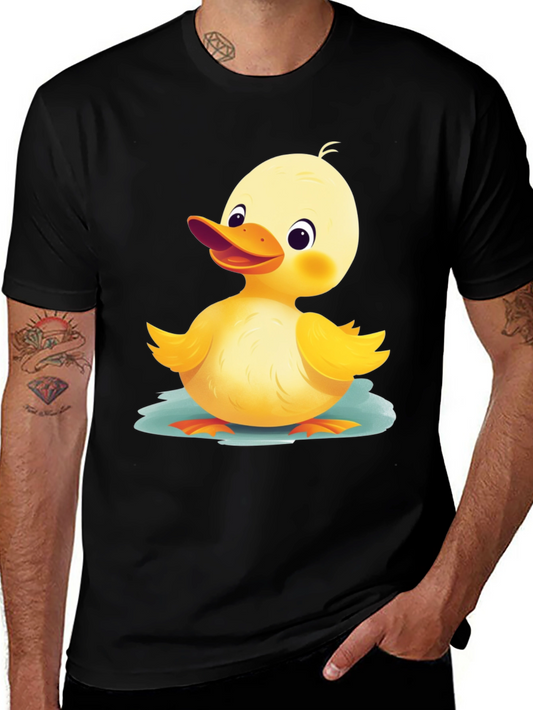 Cute Duckling Graphic T-Shirt - Soft Cotton Blend
