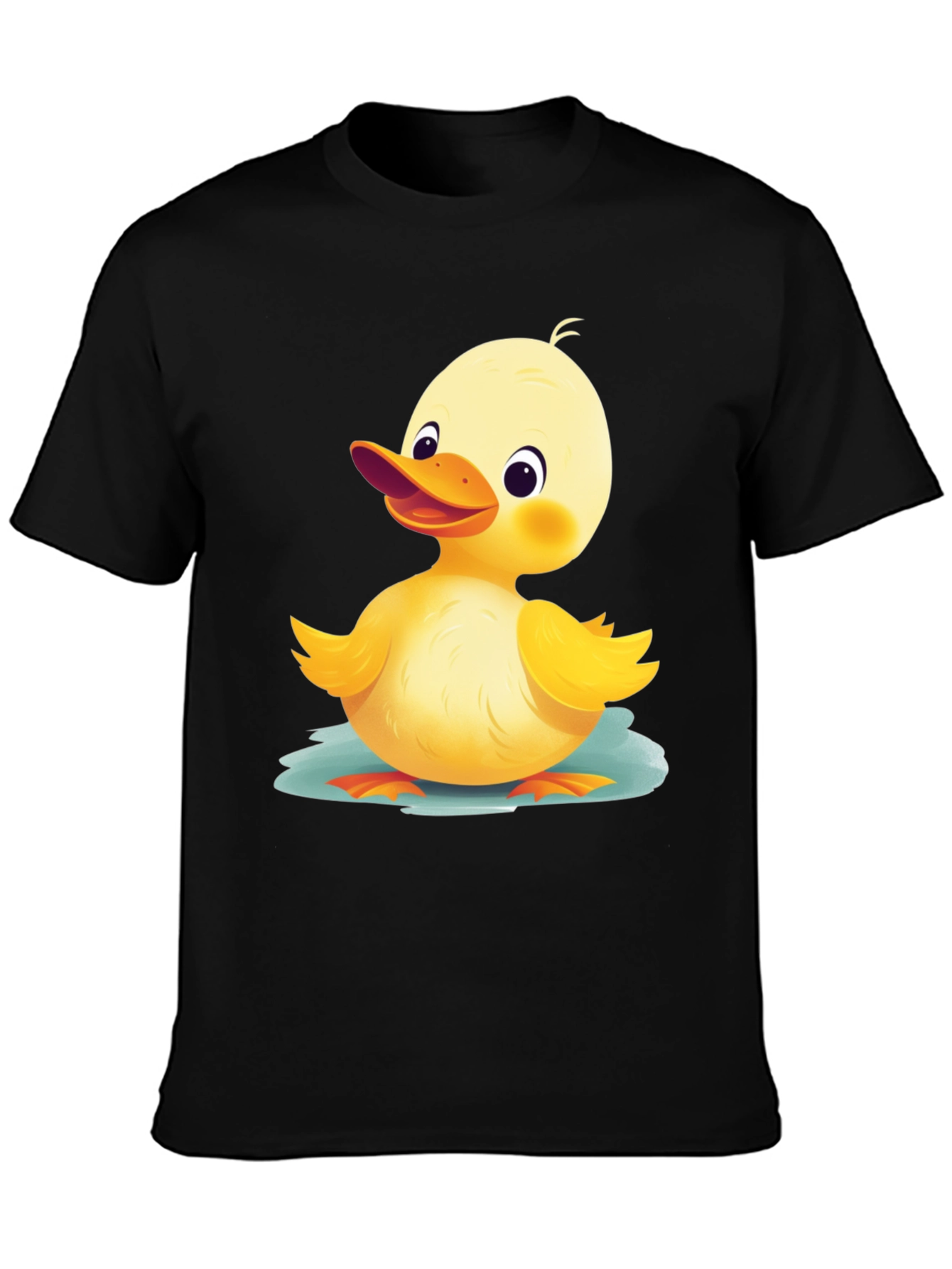 Cute Duckling Graphic T-Shirt - Soft Cotton Blend