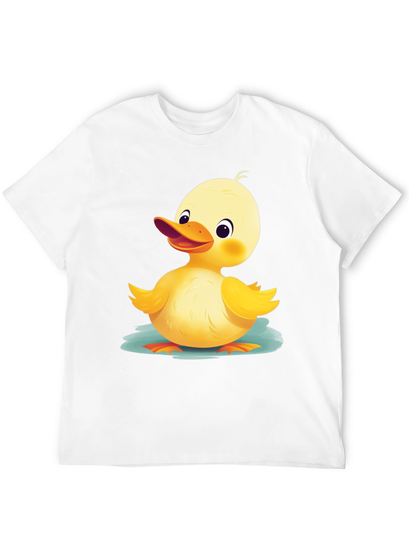 Cute Duckling Graphic T-Shirt - Soft Cotton Blend