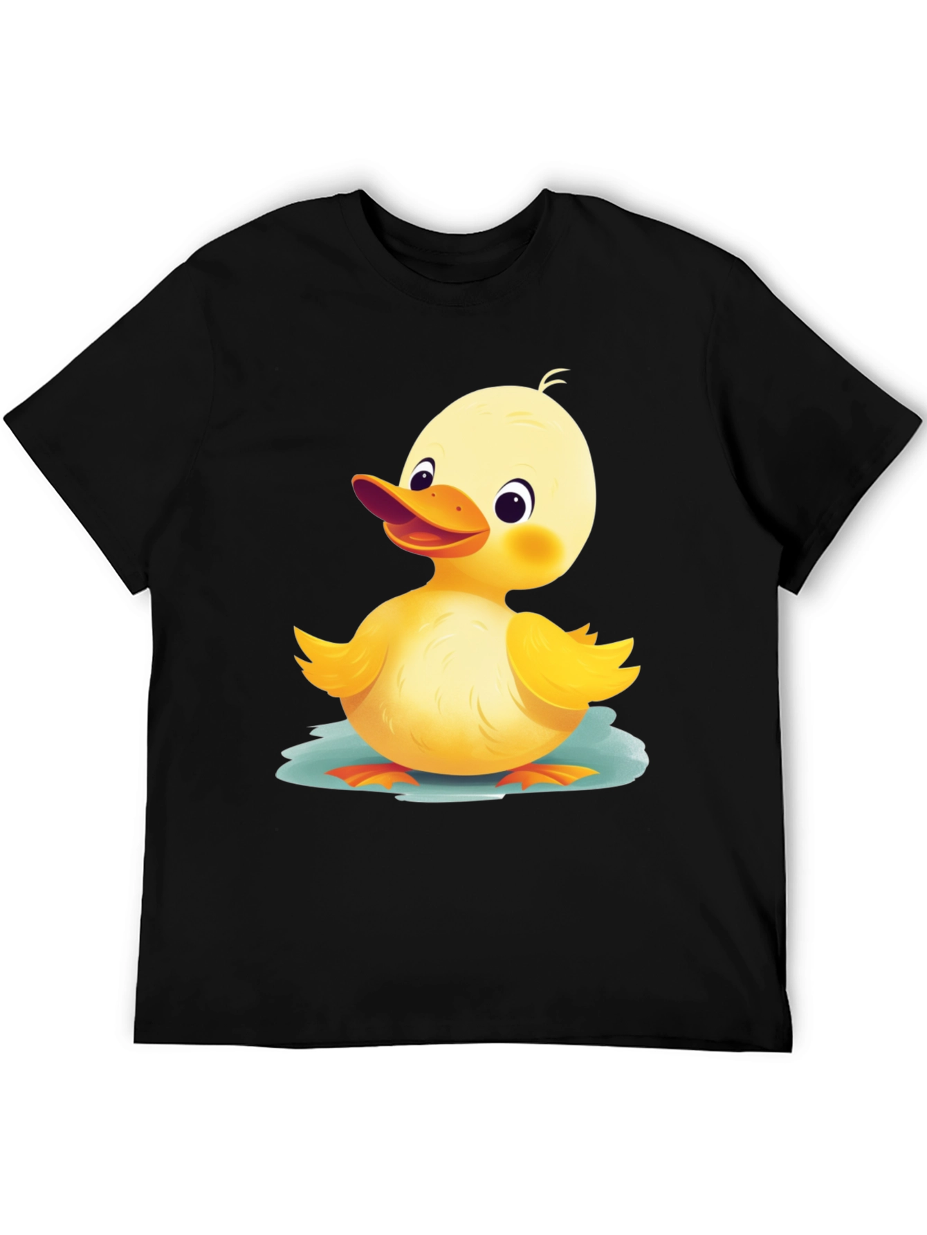 Cute Duckling Graphic T-Shirt - Soft Cotton Blend