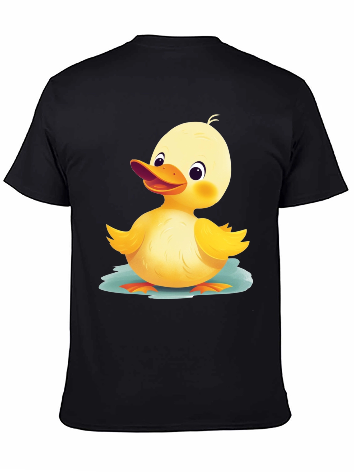 Cute Duckling Graphic T-Shirt - Soft Cotton Blend