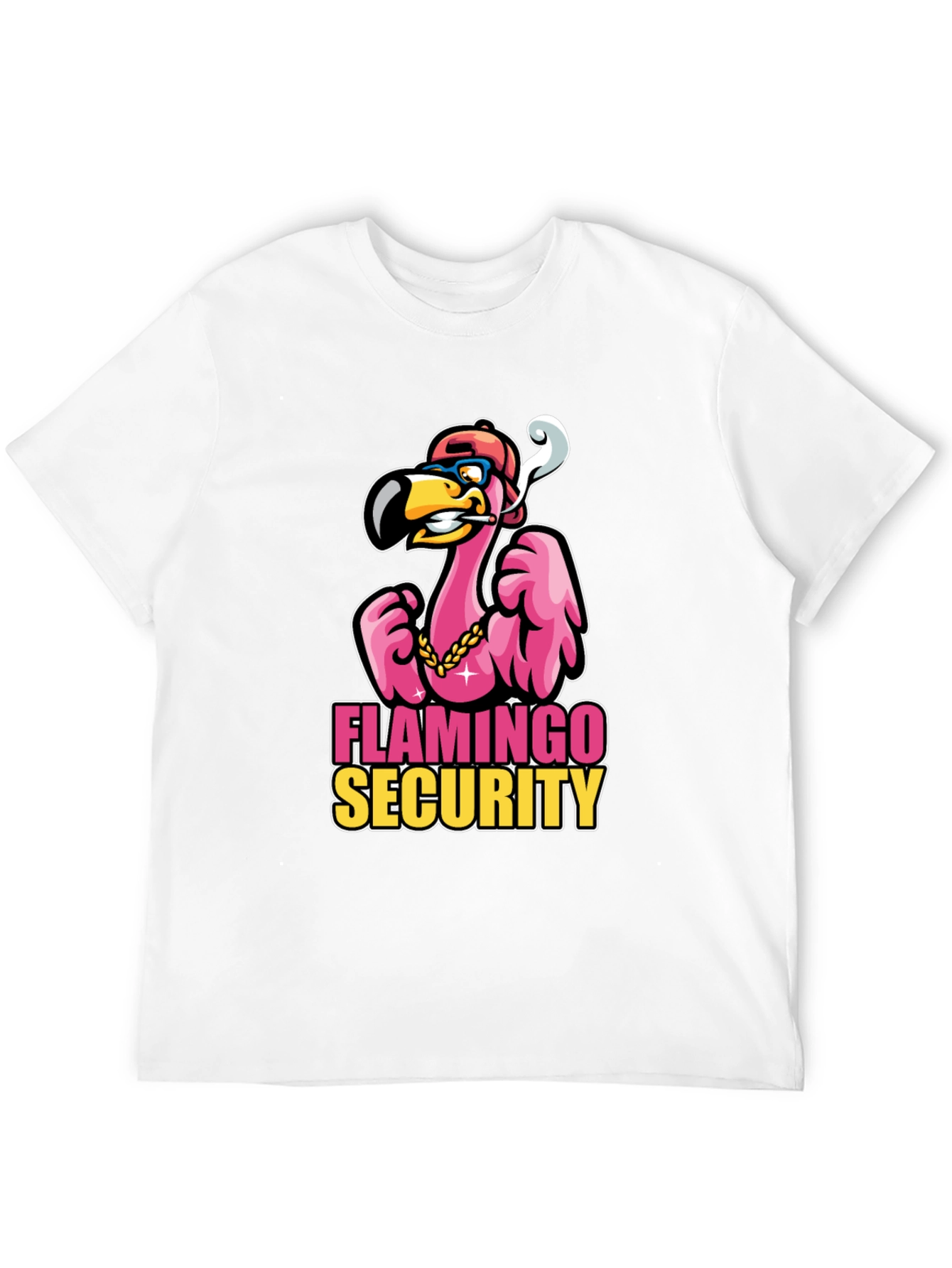 Flamingo Security Graphic T-Shirt