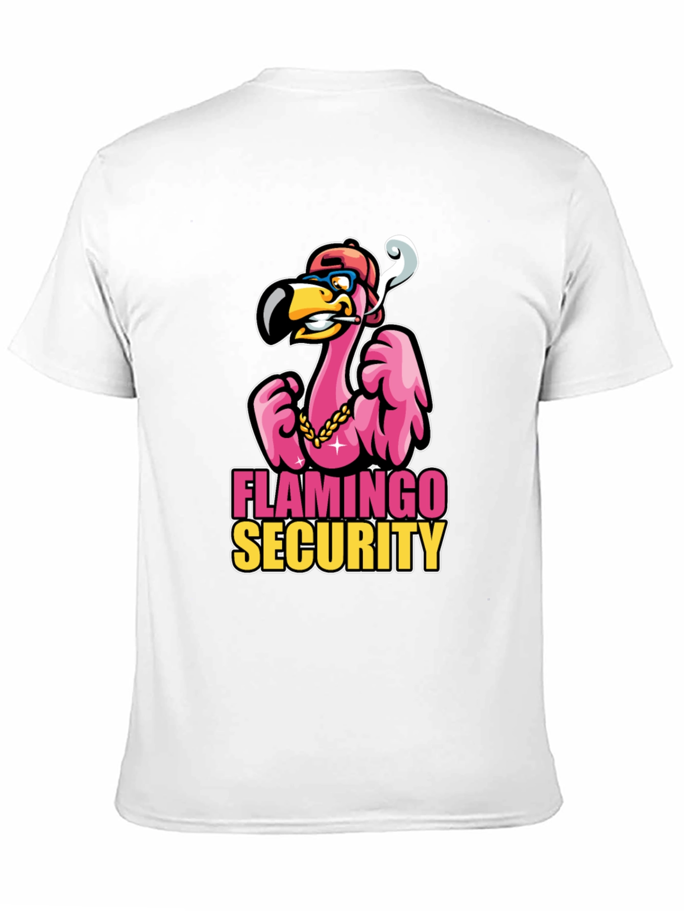 Flamingo Security Graphic T-Shirt