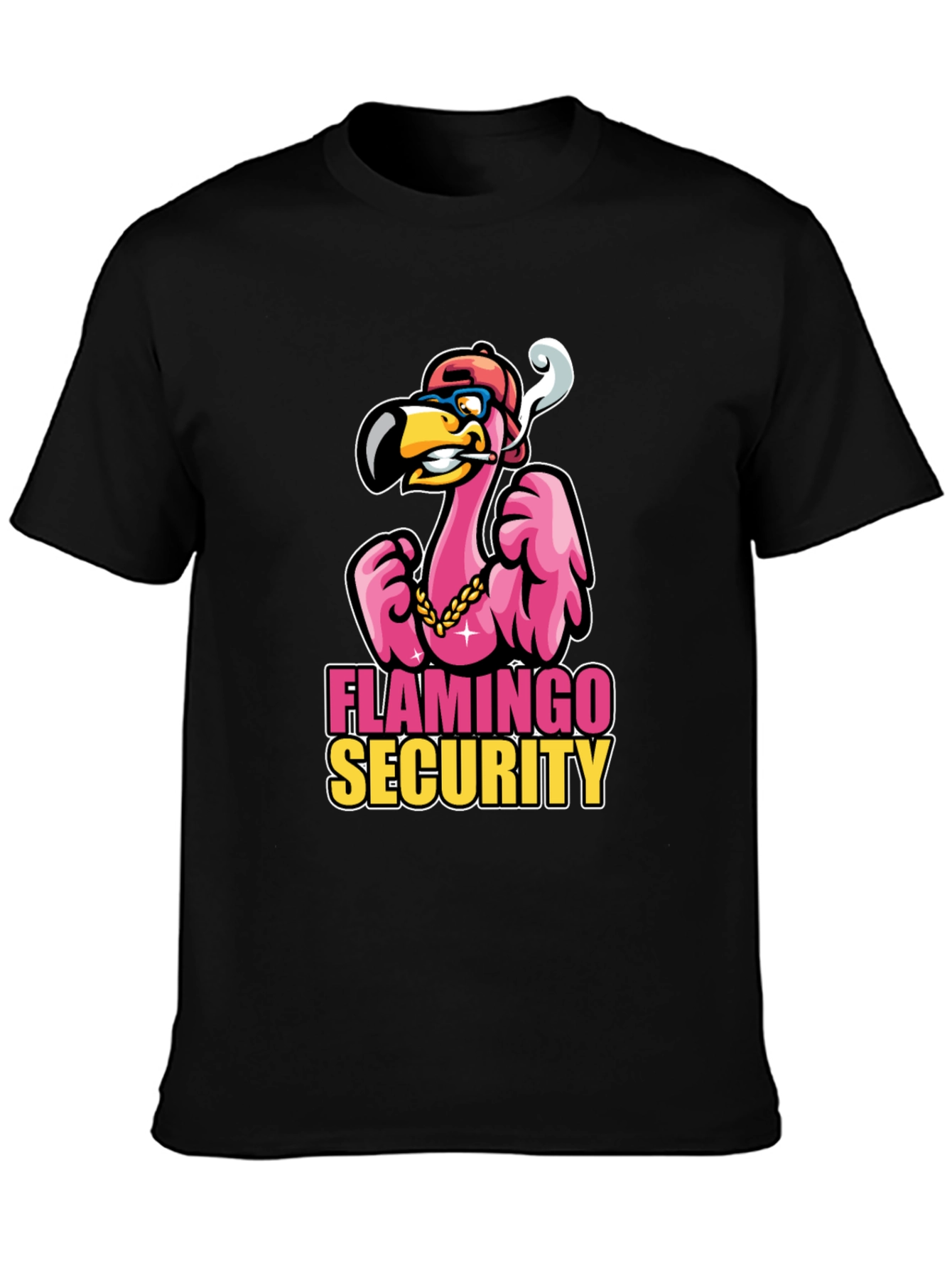 Flamingo Security Graphic T-Shirt
