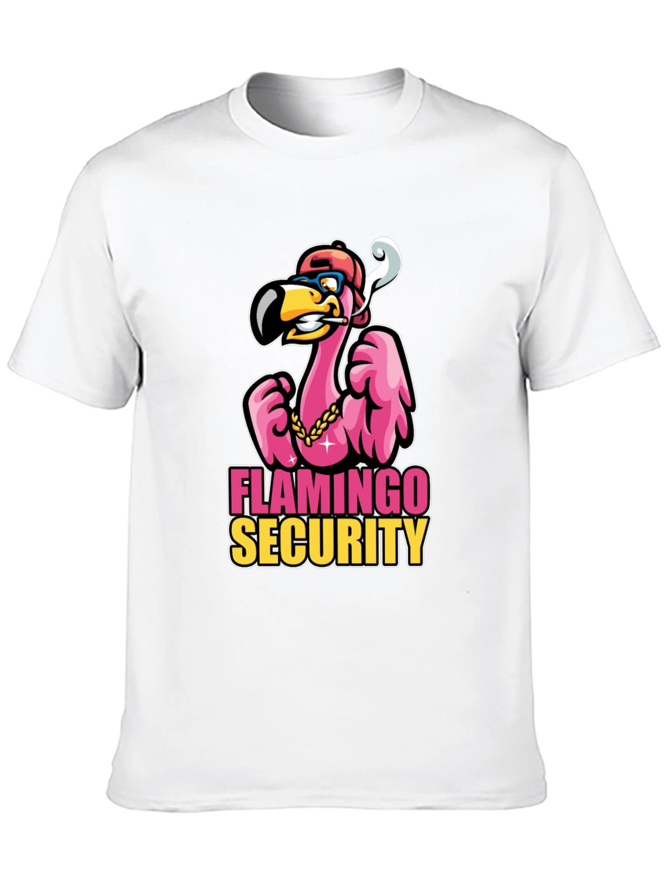 Flamingo Security Graphic T-Shirt