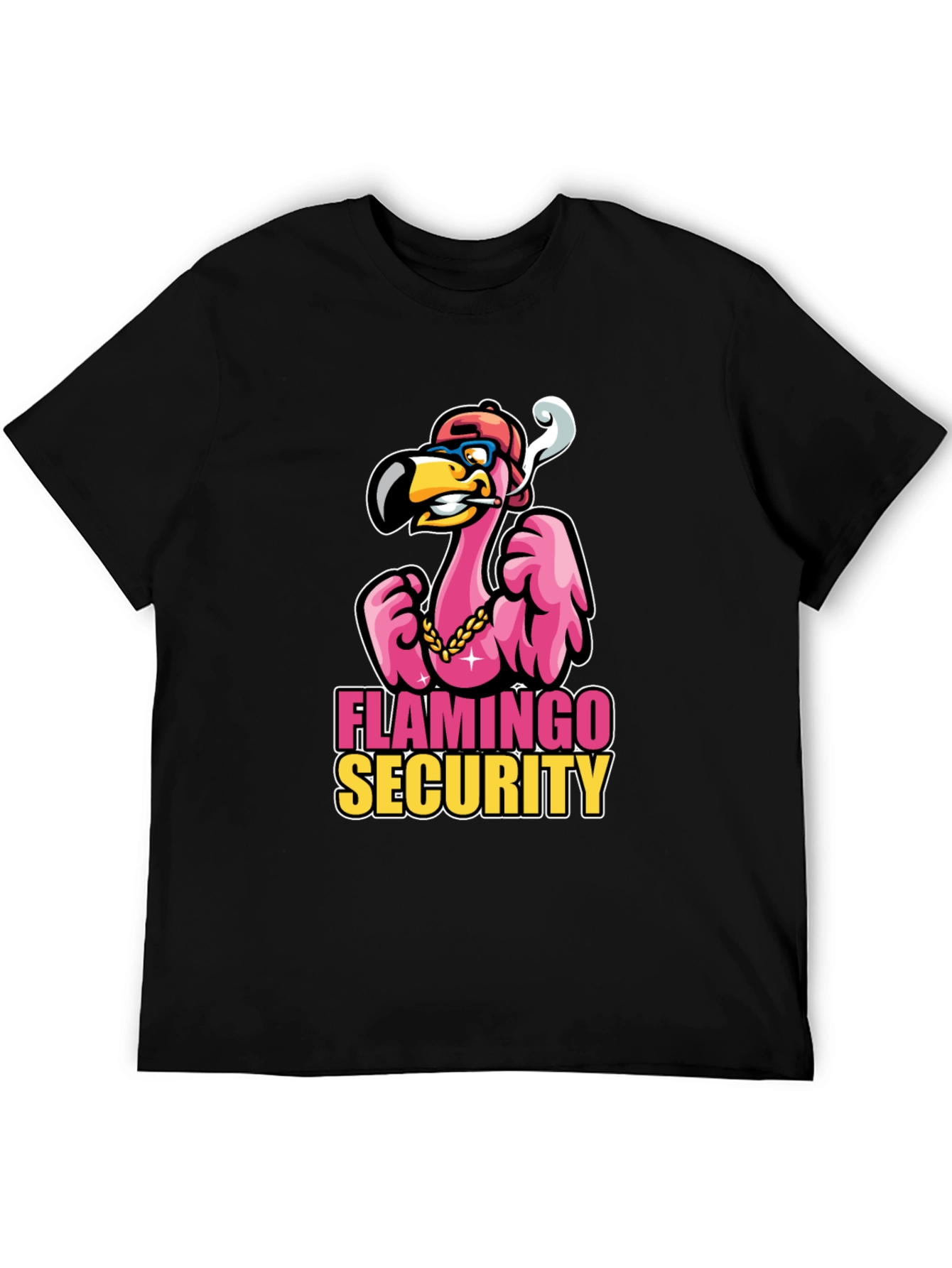 Flamingo Security Graphic T-Shirt