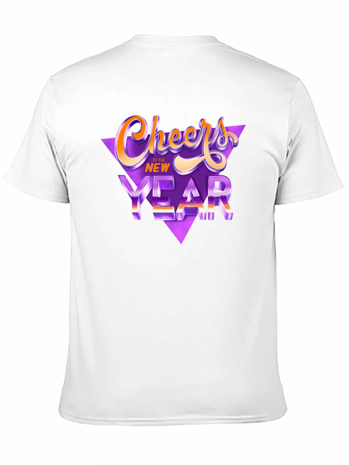 Cheers to the New Year Black T-Shirt