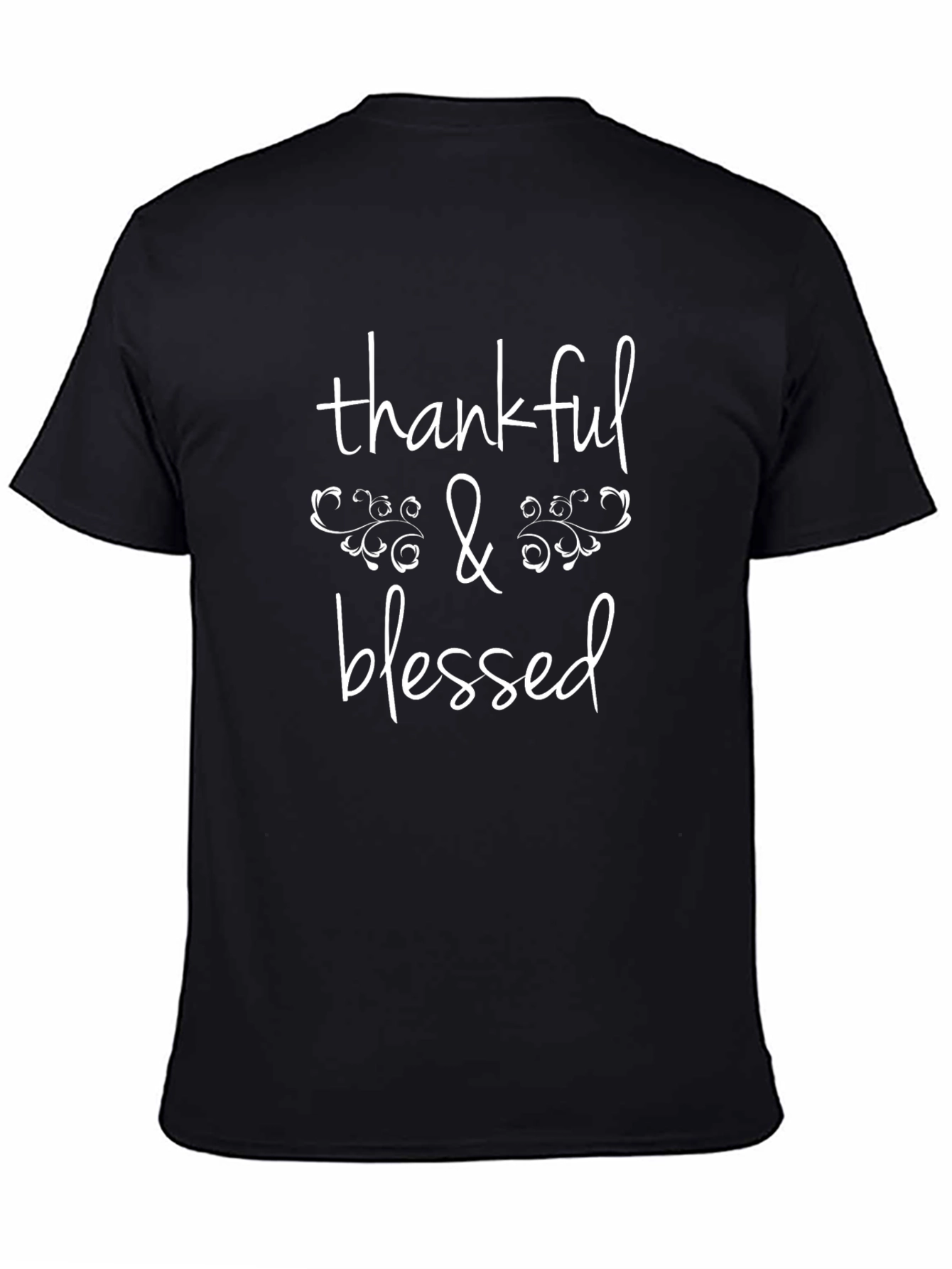 Thankful & Blessed Graphic Tee - Soft Cotton T-Shirt