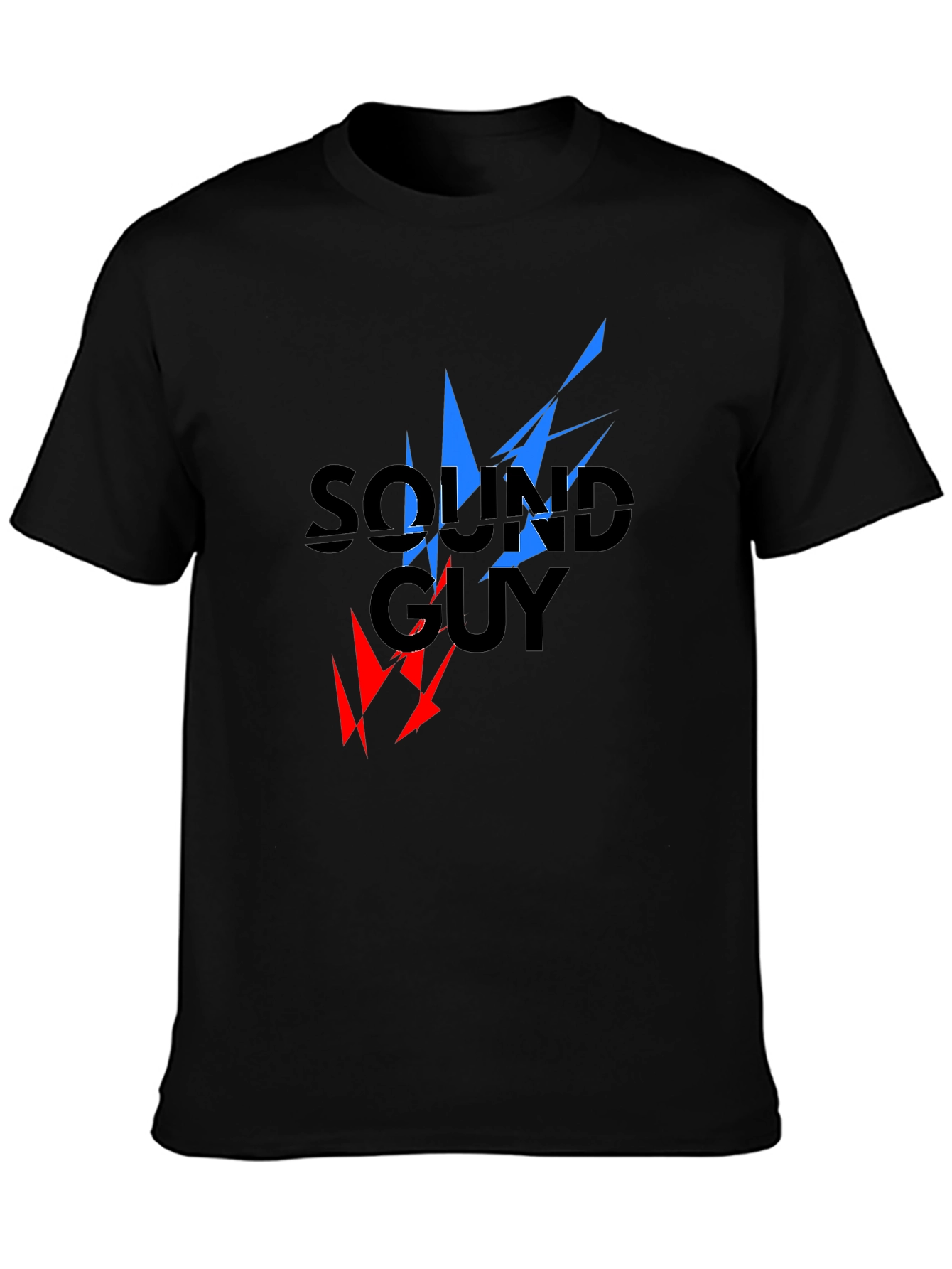 Sound Guy Graphic T-Shirt - Black
