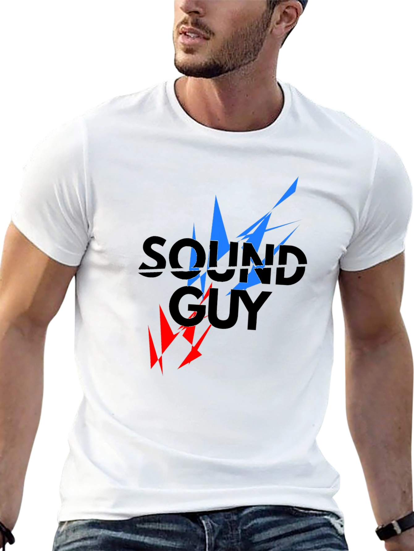 Sound Guy Graphic T-Shirt - Black