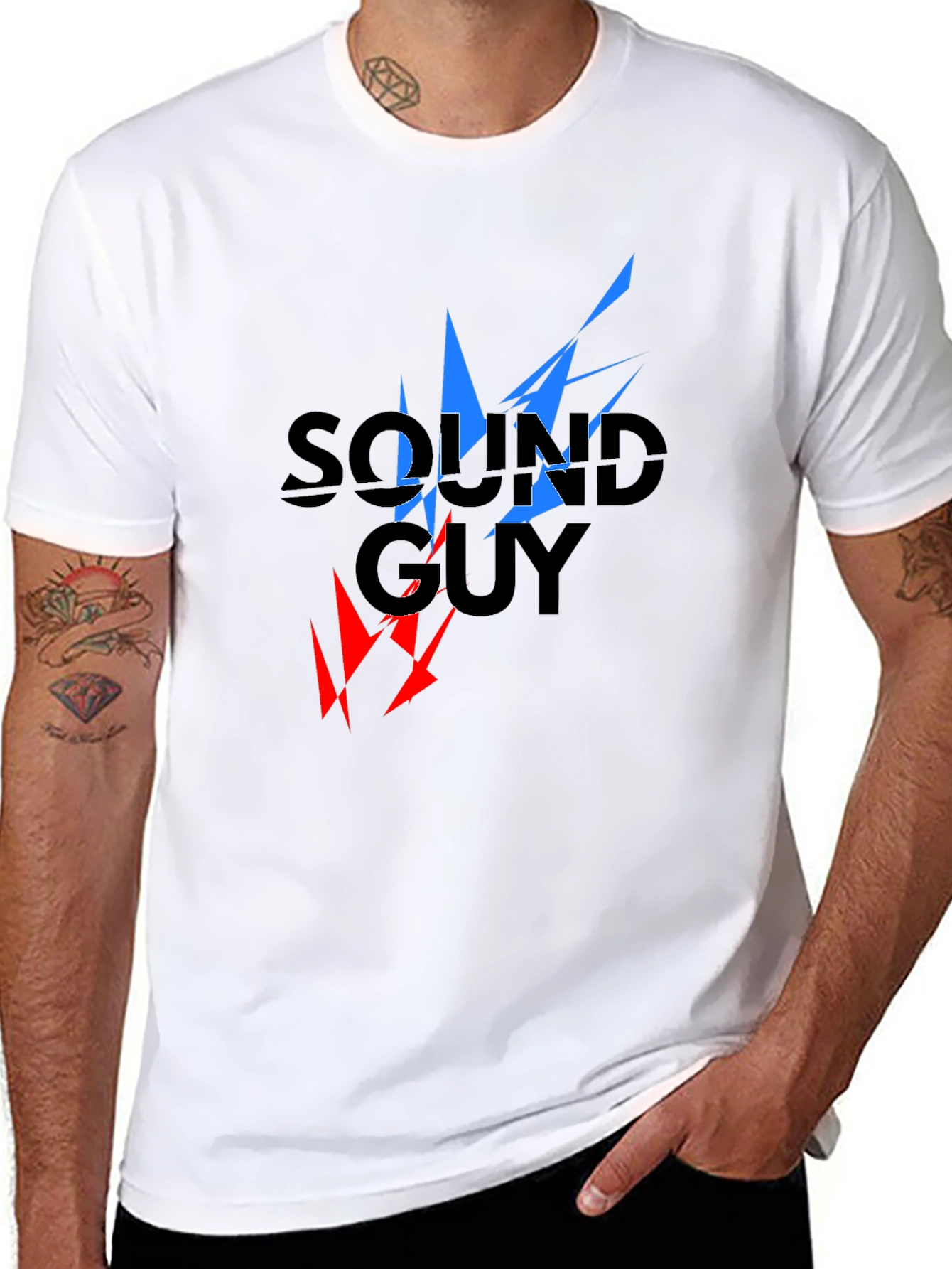 Sound Guy Graphic T-Shirt - Black