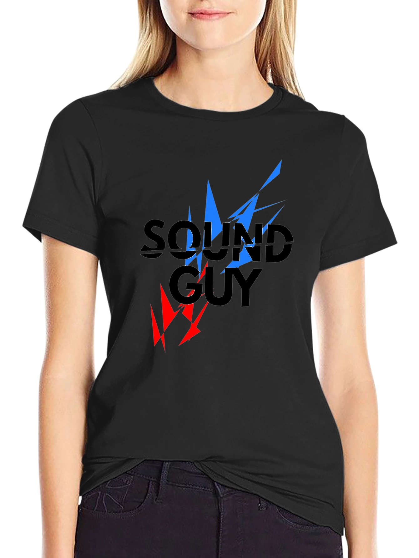 Sound Guy Graphic T-Shirt - Black