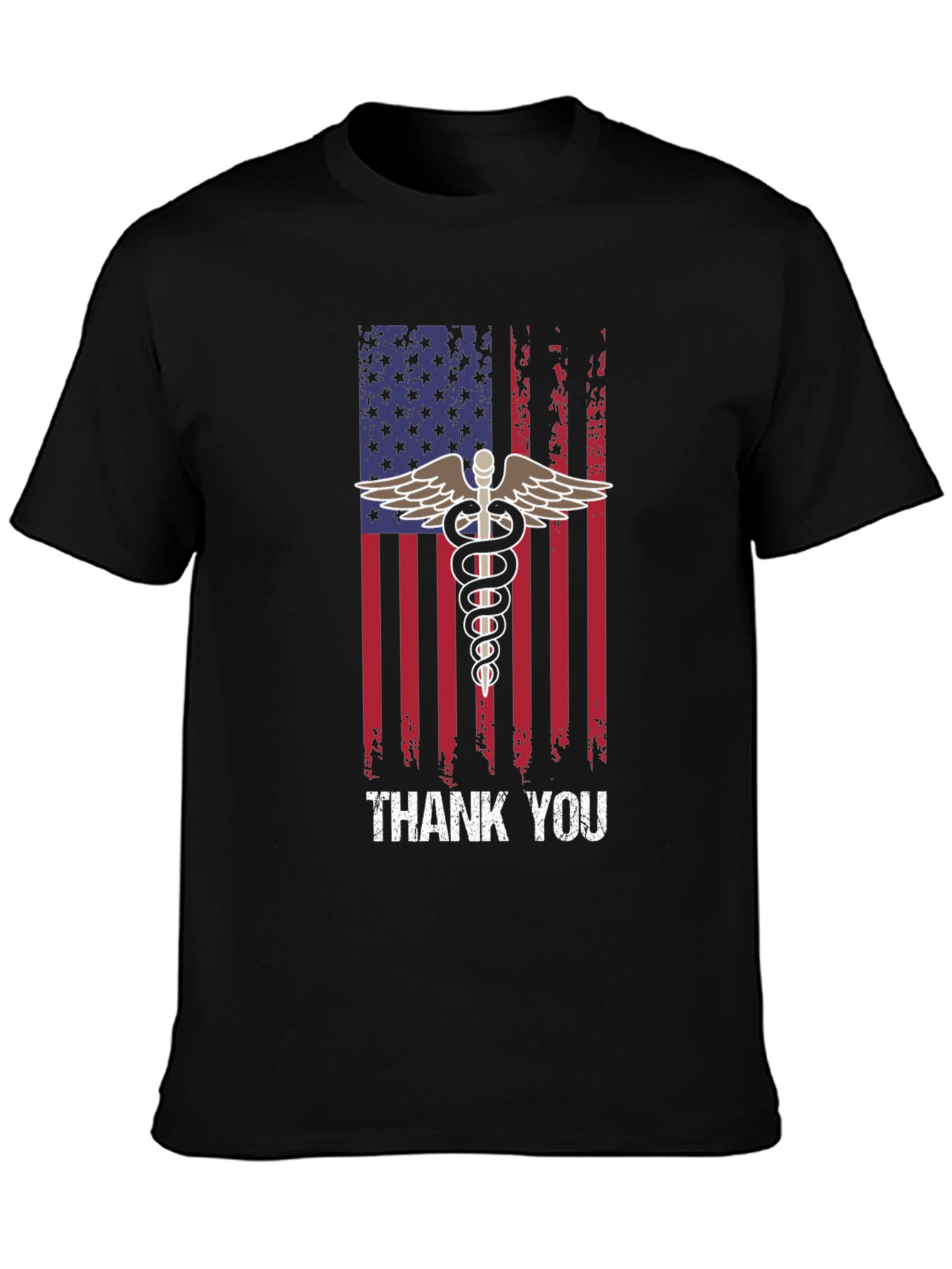 American Flag Thank You Medical T-Shirt