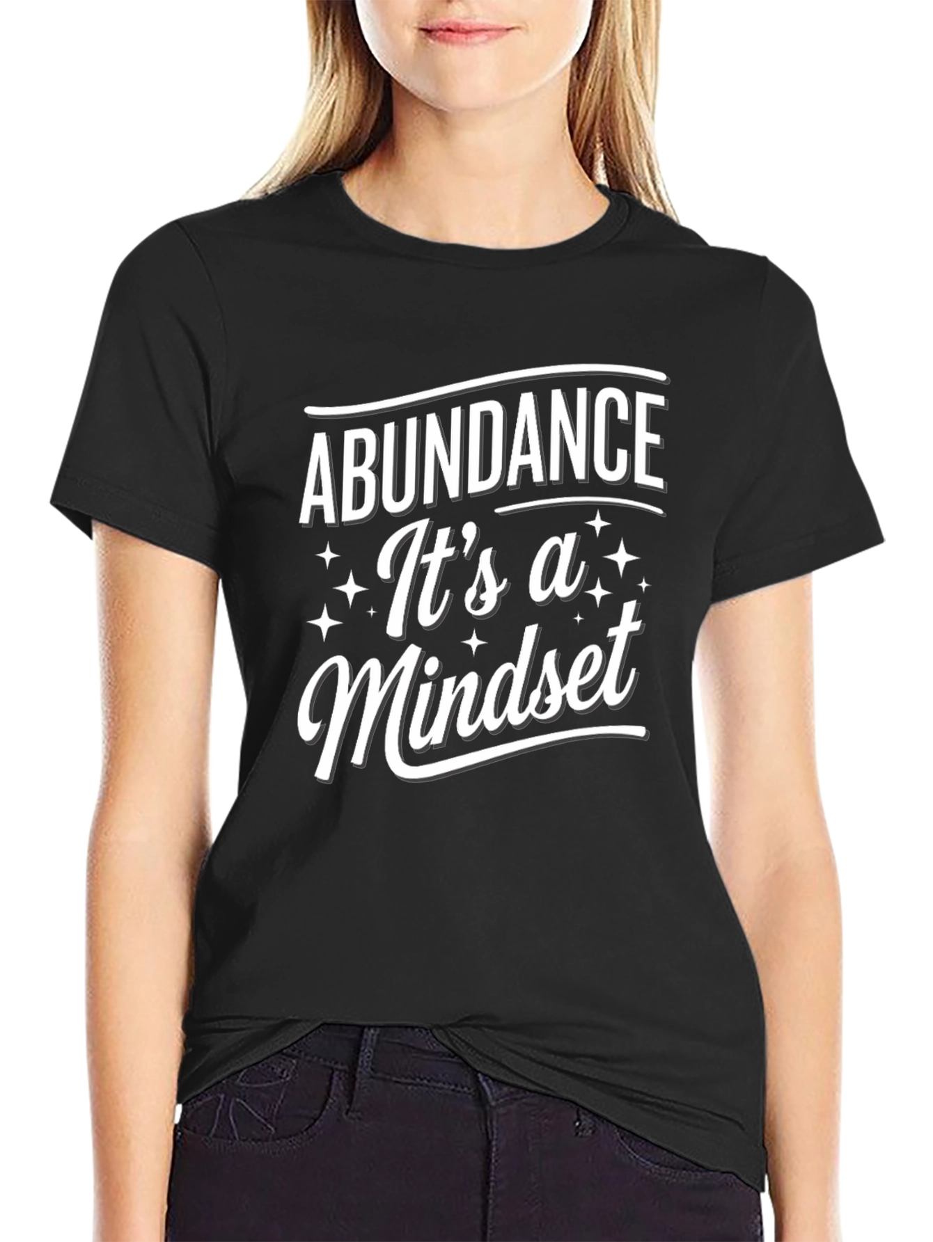 Abundance Mindset Graphic Tee - Motivational T-Shirt