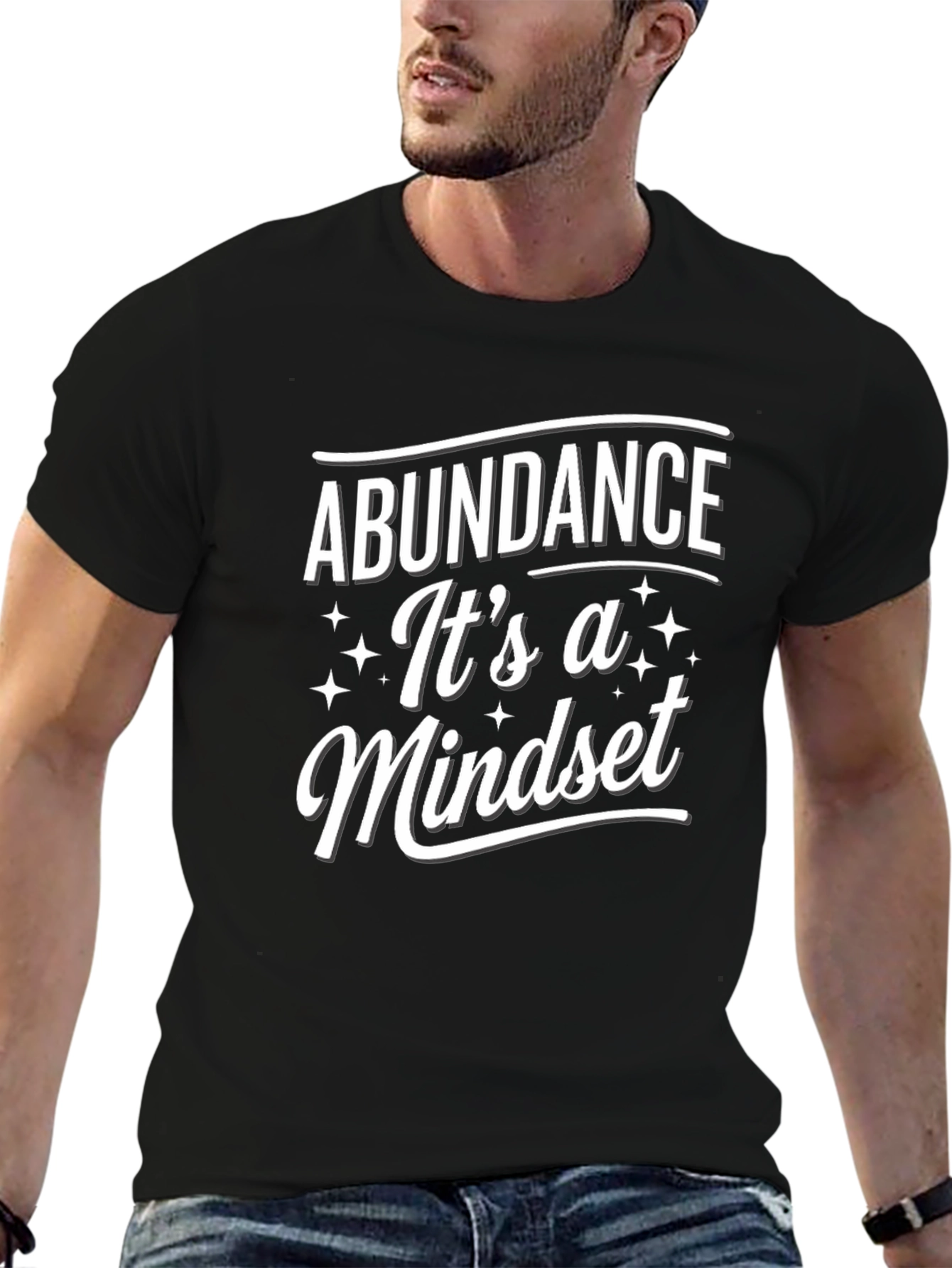 Abundance Mindset Graphic Tee - Motivational T-Shirt