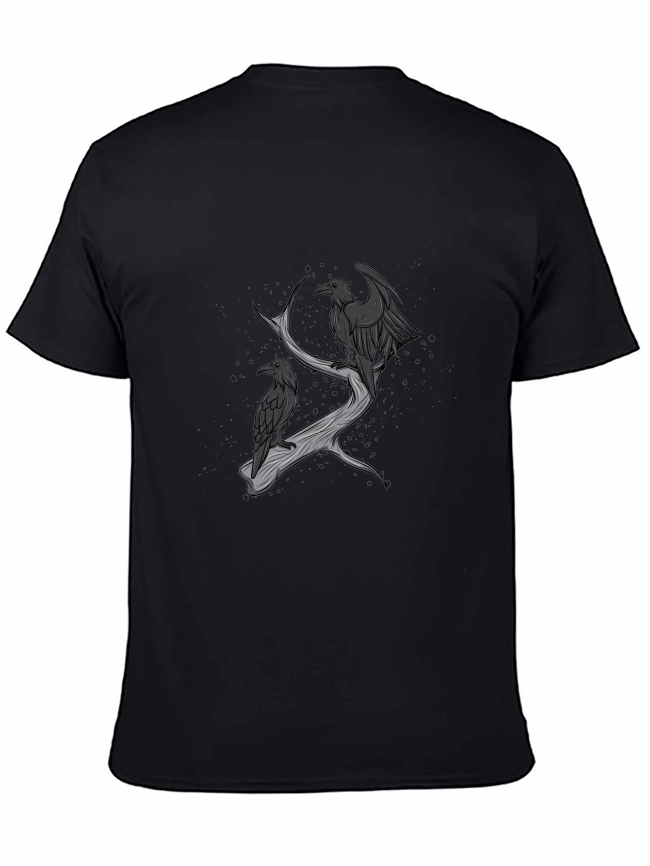 Raven Branch Graphic Tee - Dark Style