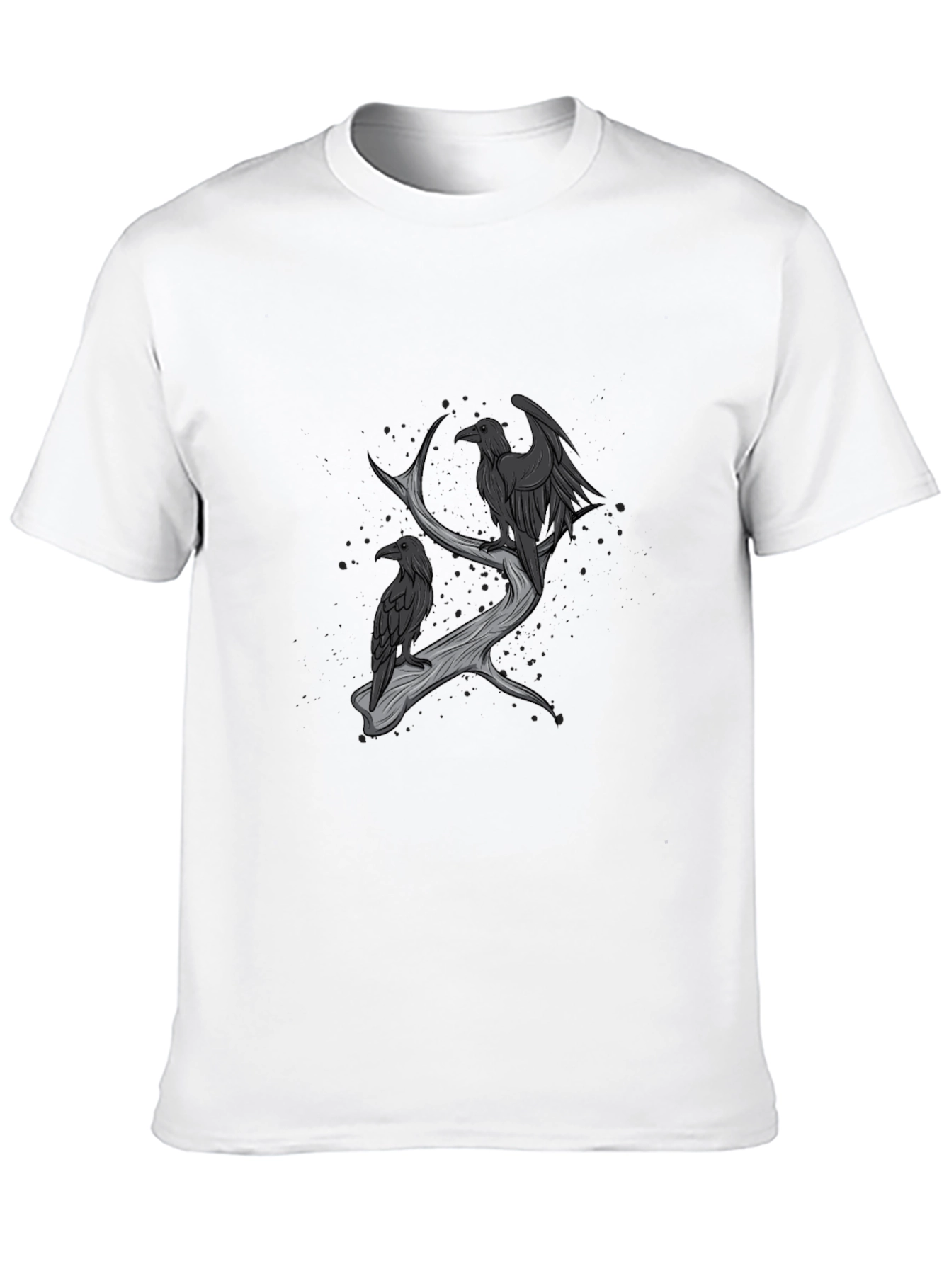 Raven Branch Graphic Tee - Dark Style
