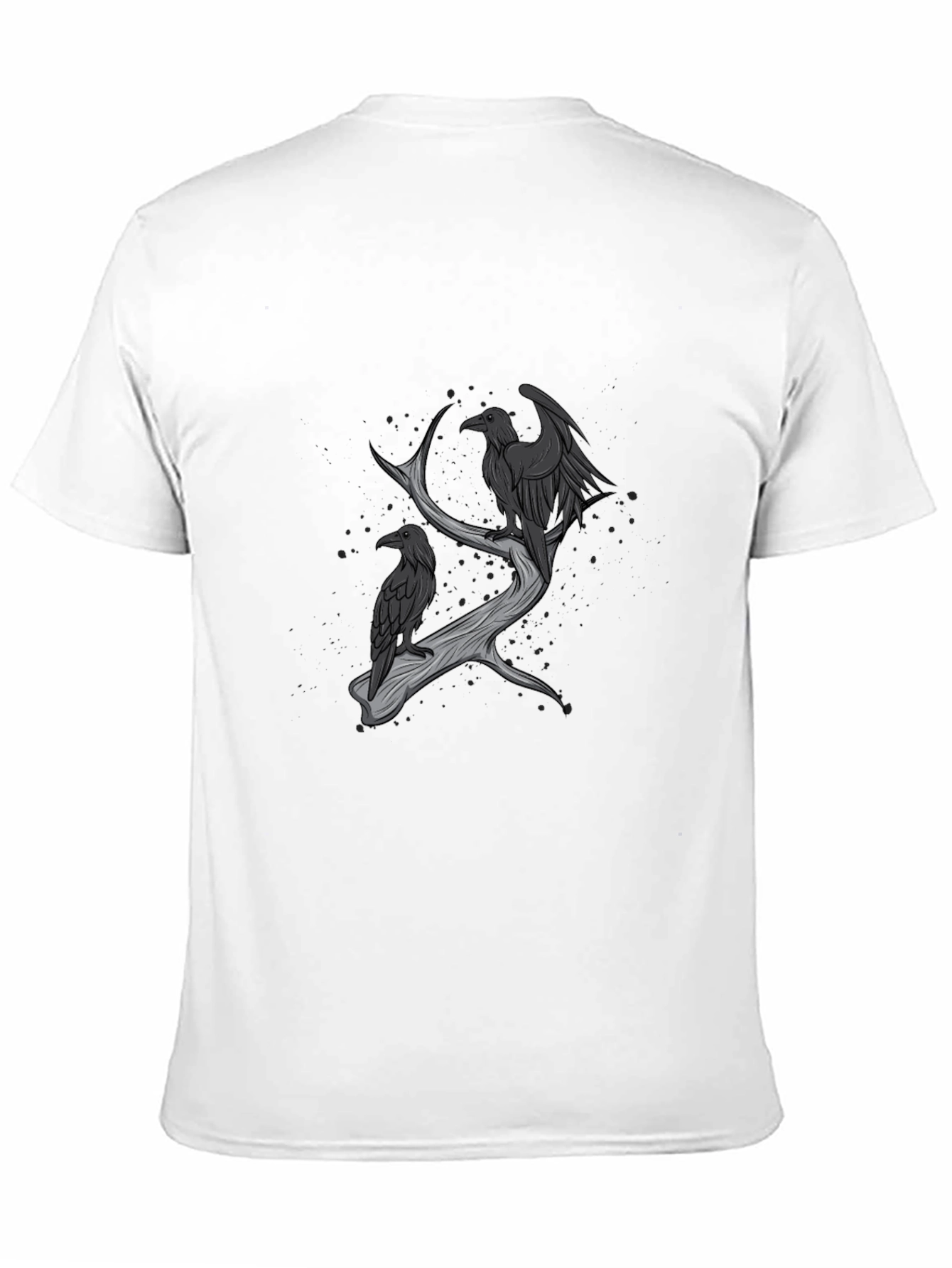 Raven Branch Graphic Tee - Dark Style