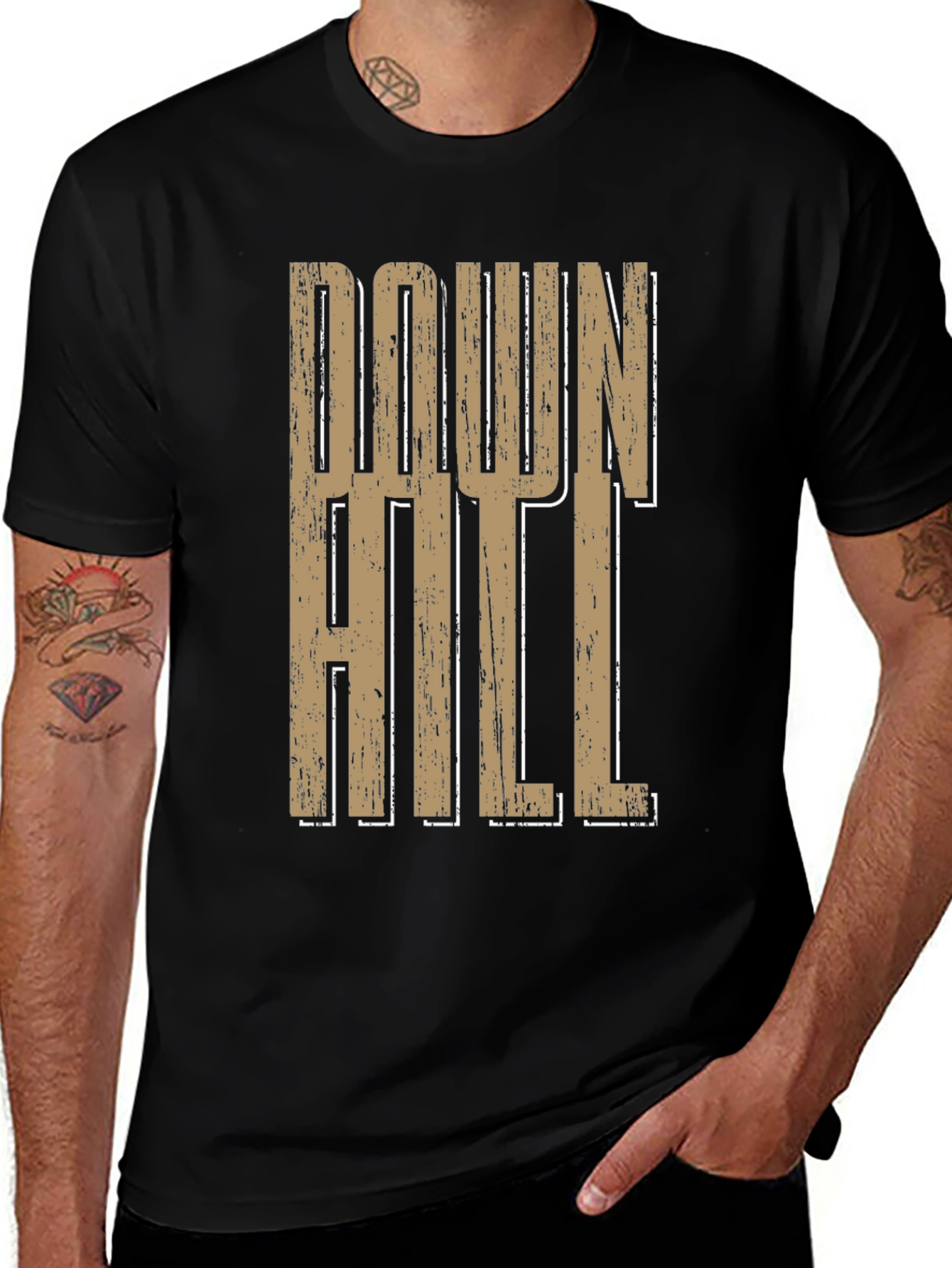 Downhill Graphic Print T-Shirt