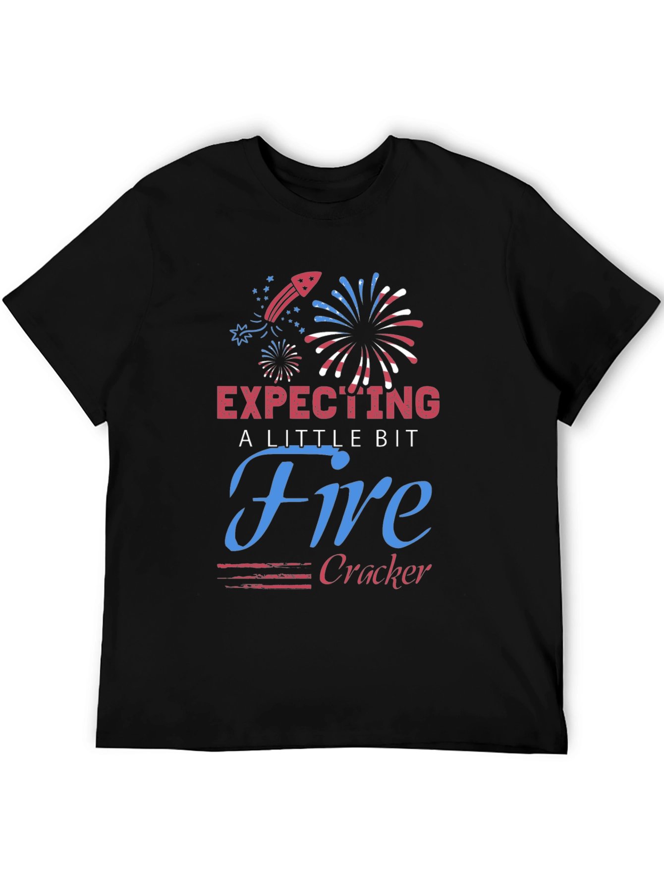 Expecting a Little Bit Firecracker Tee