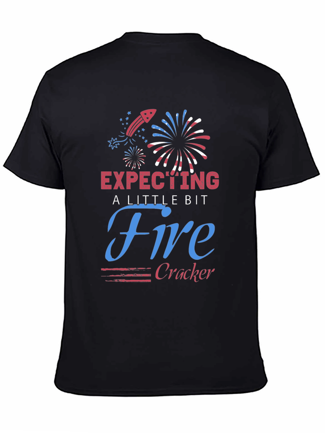 Expecting a Little Bit Firecracker Tee