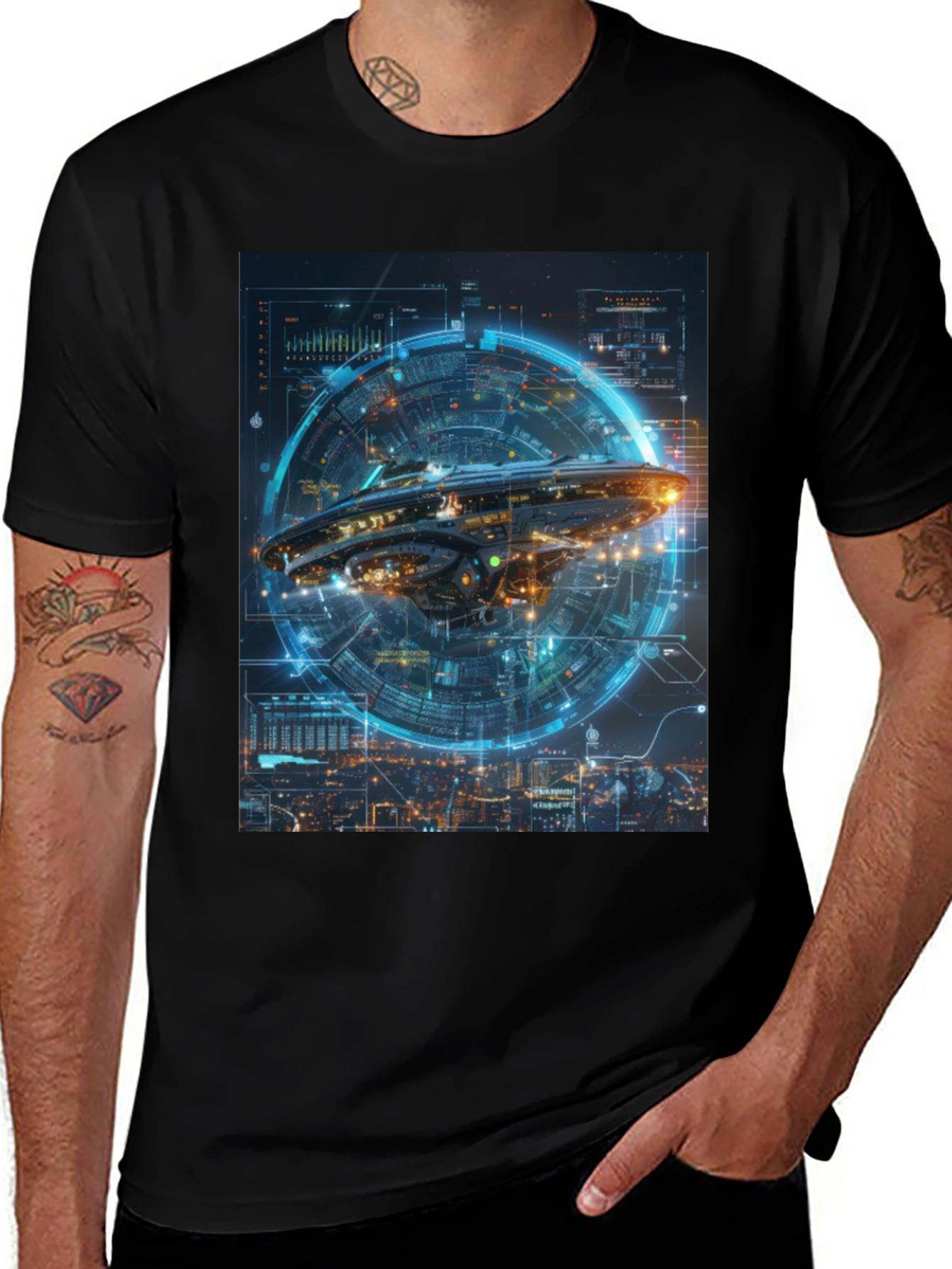 Sci-Fi Tech T-Shirt