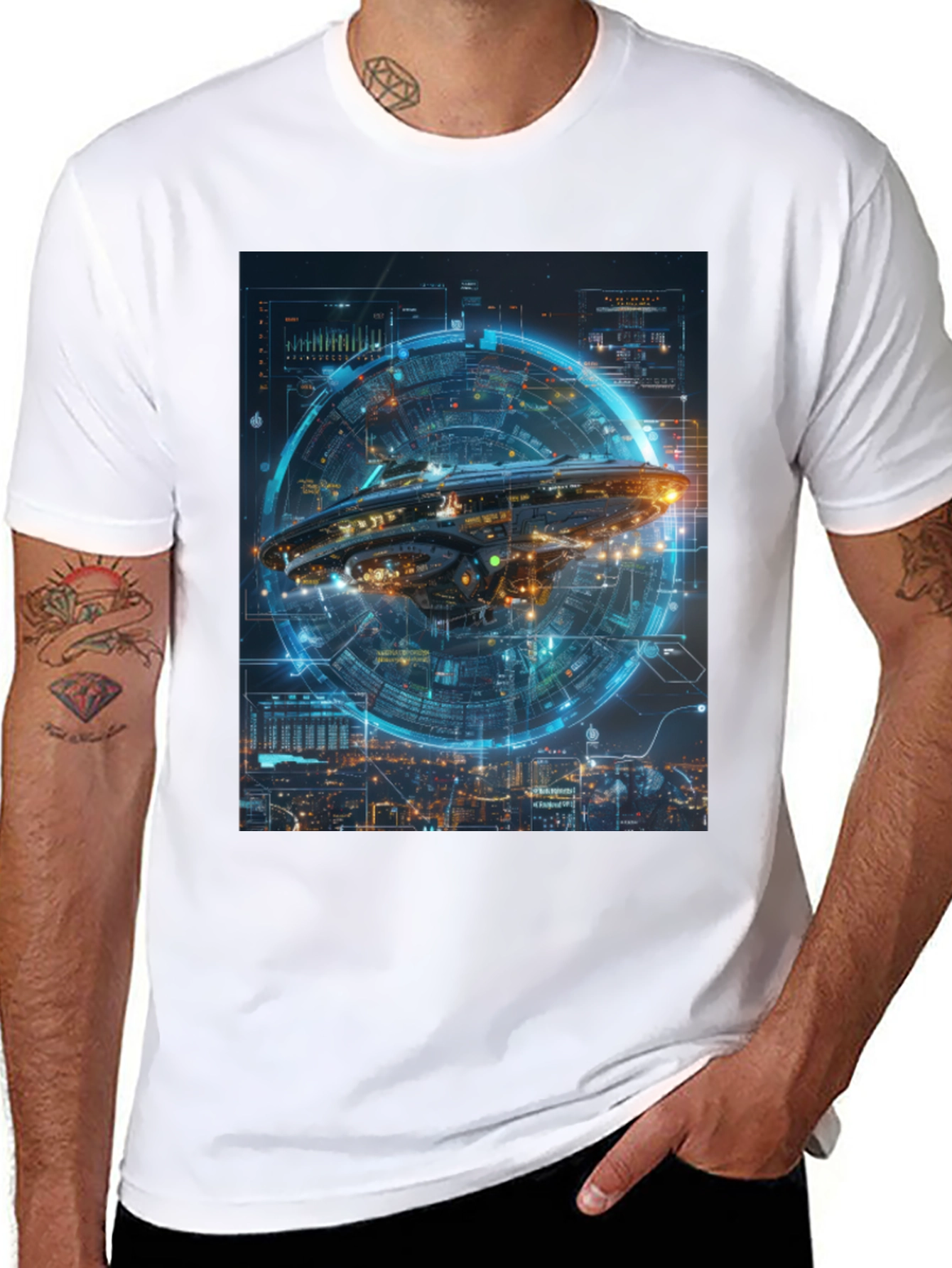 Sci-Fi Tech T-Shirt