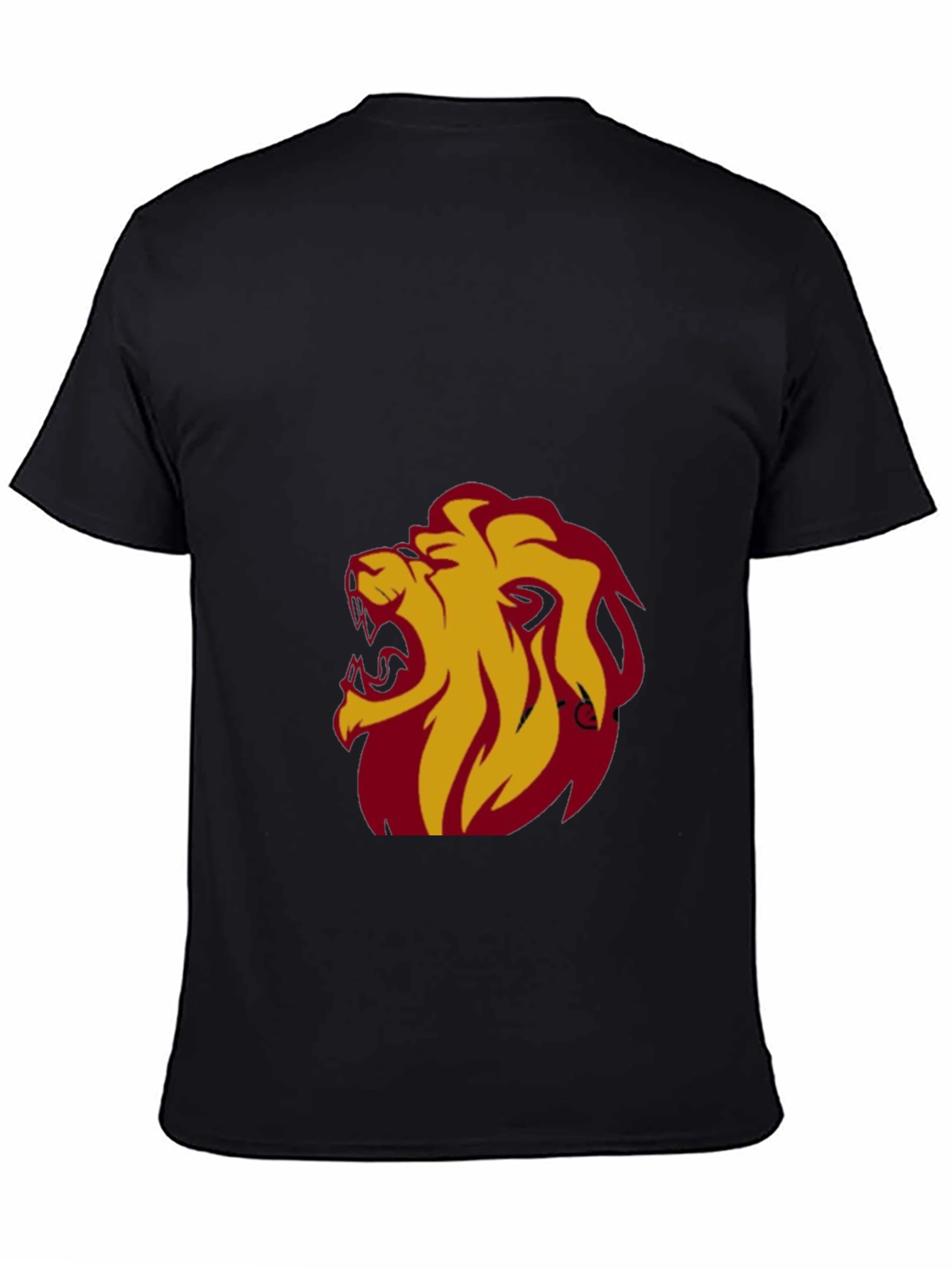 Roaring Lion Graphic Tee - Bold Black T-Shirt