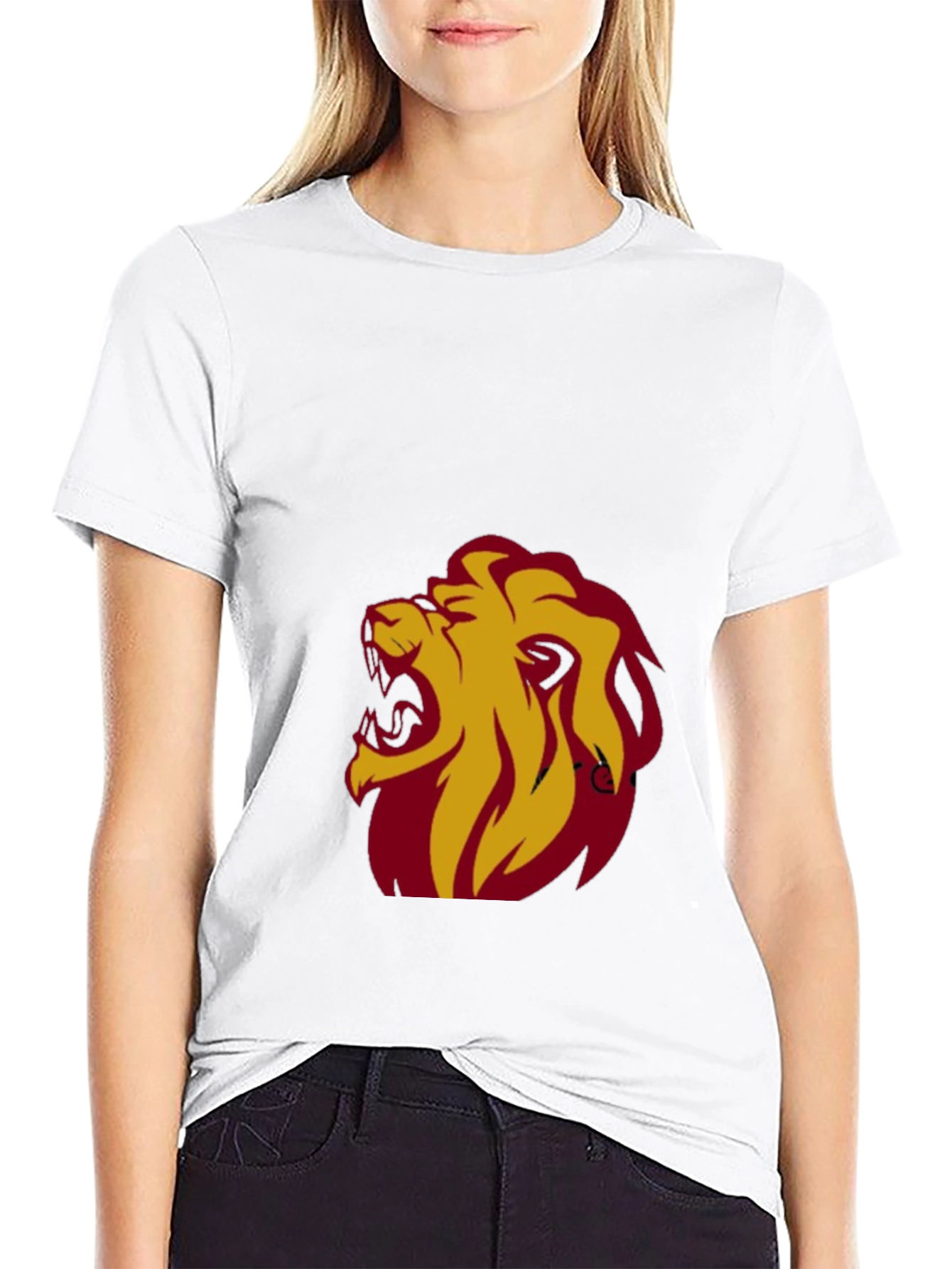 Roaring Lion Graphic Tee - Bold Black T-Shirt