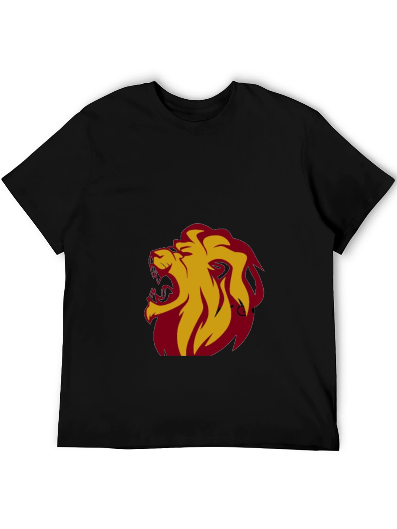 Roaring Lion Graphic Tee - Bold Black T-Shirt