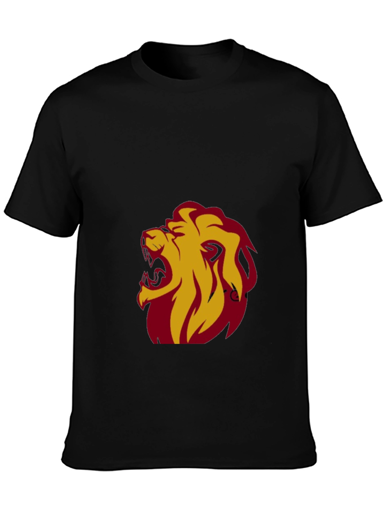 Roaring Lion Graphic Tee - Bold Black T-Shirt