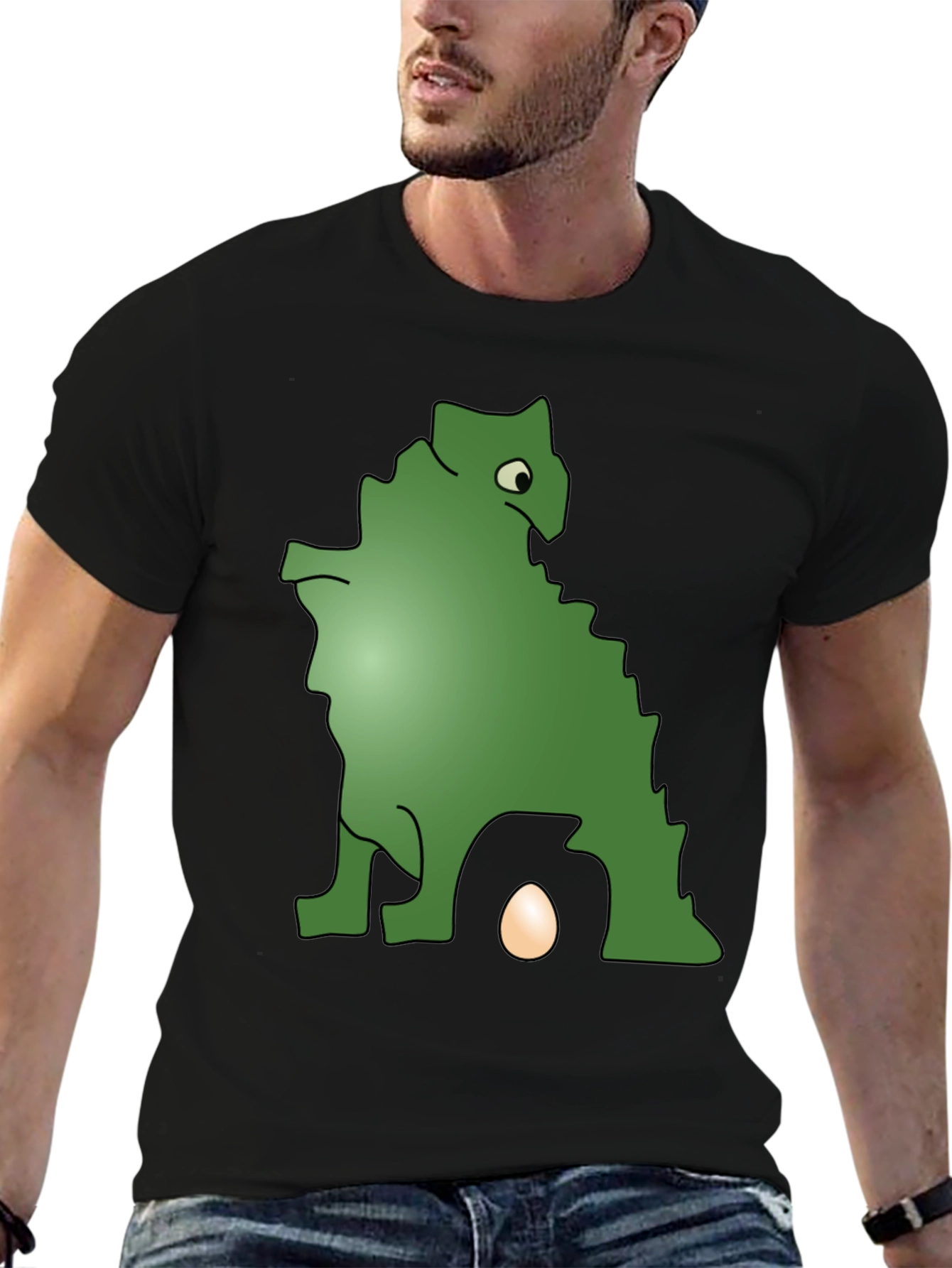 Dinosaur Egg T-Shirt - Black