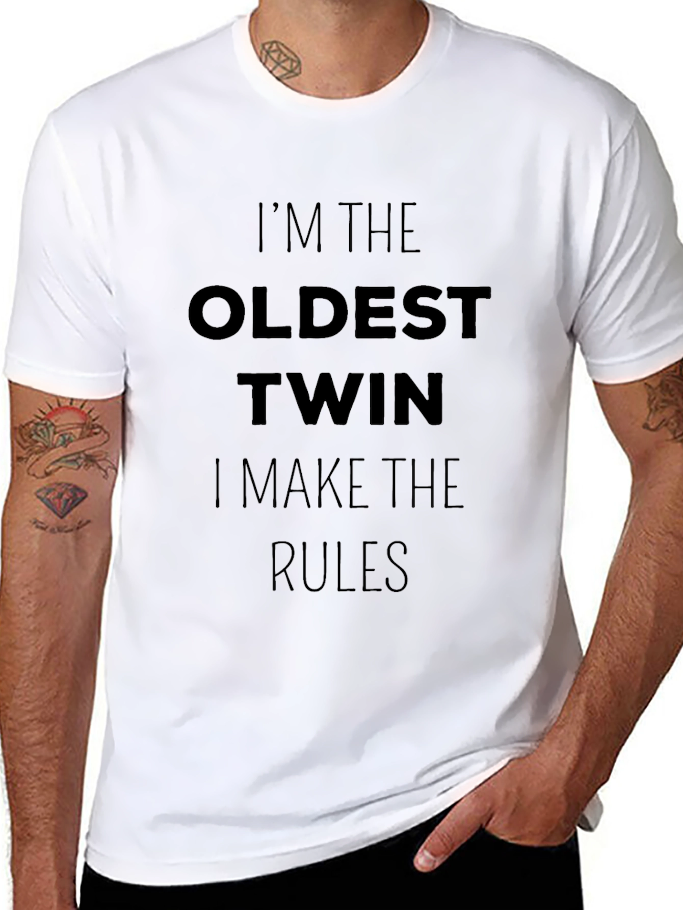 Oldest Twin Rules T-Shirt