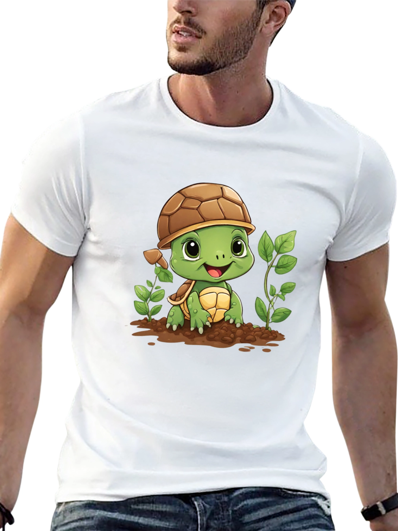 Cute Turtle Graphic Tee