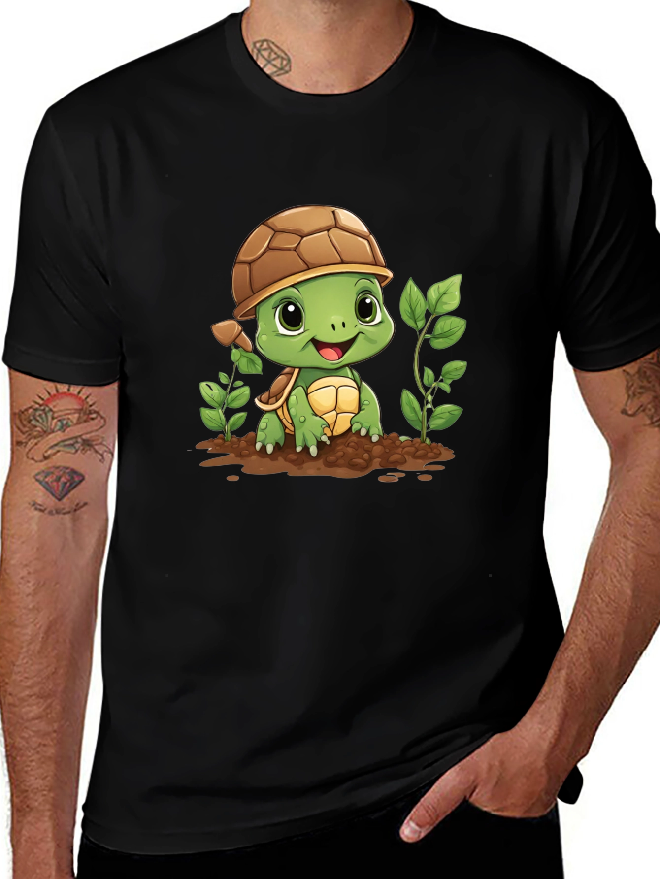 Cute Turtle Graphic Tee