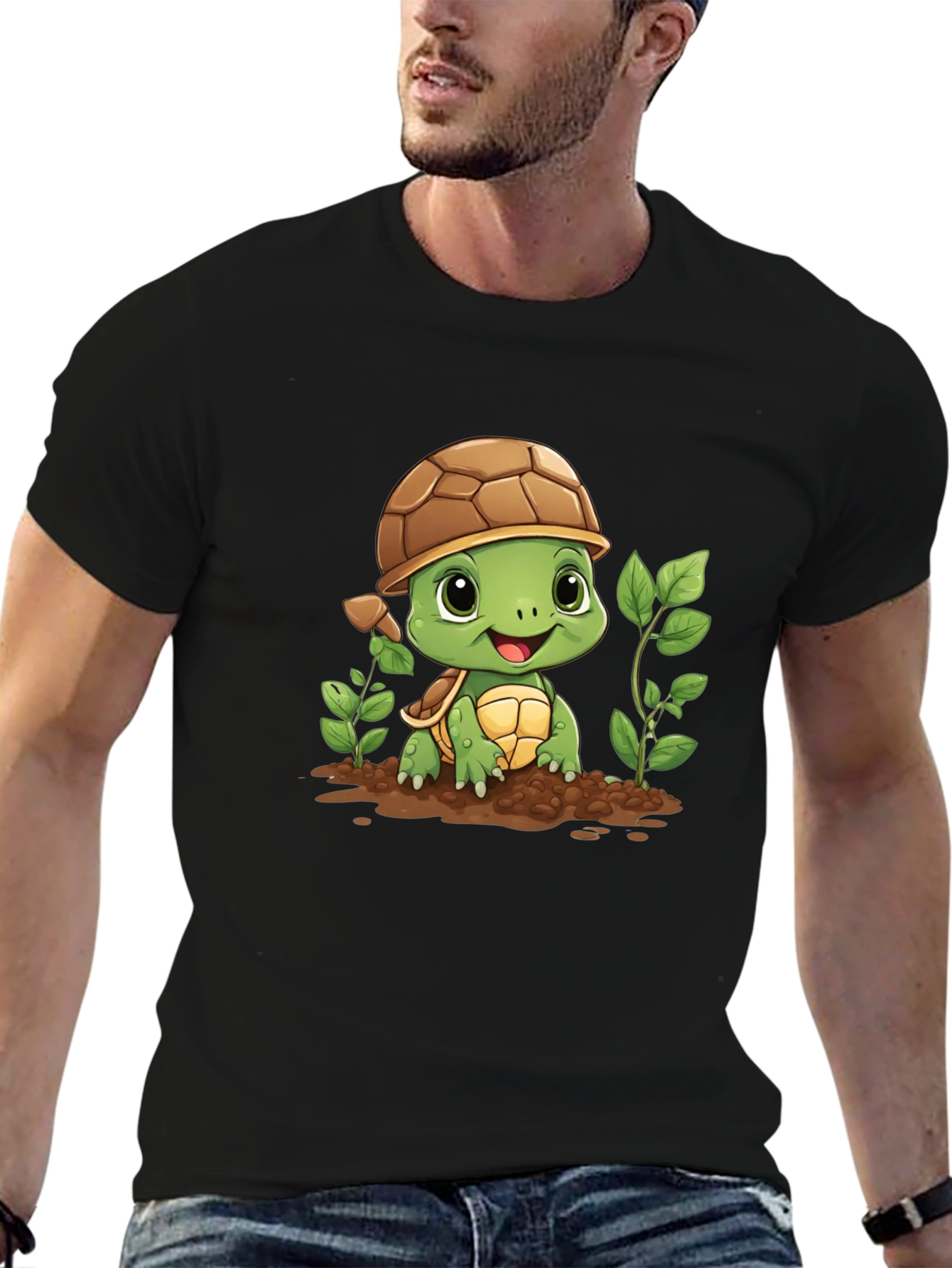 Cute Turtle Graphic Tee