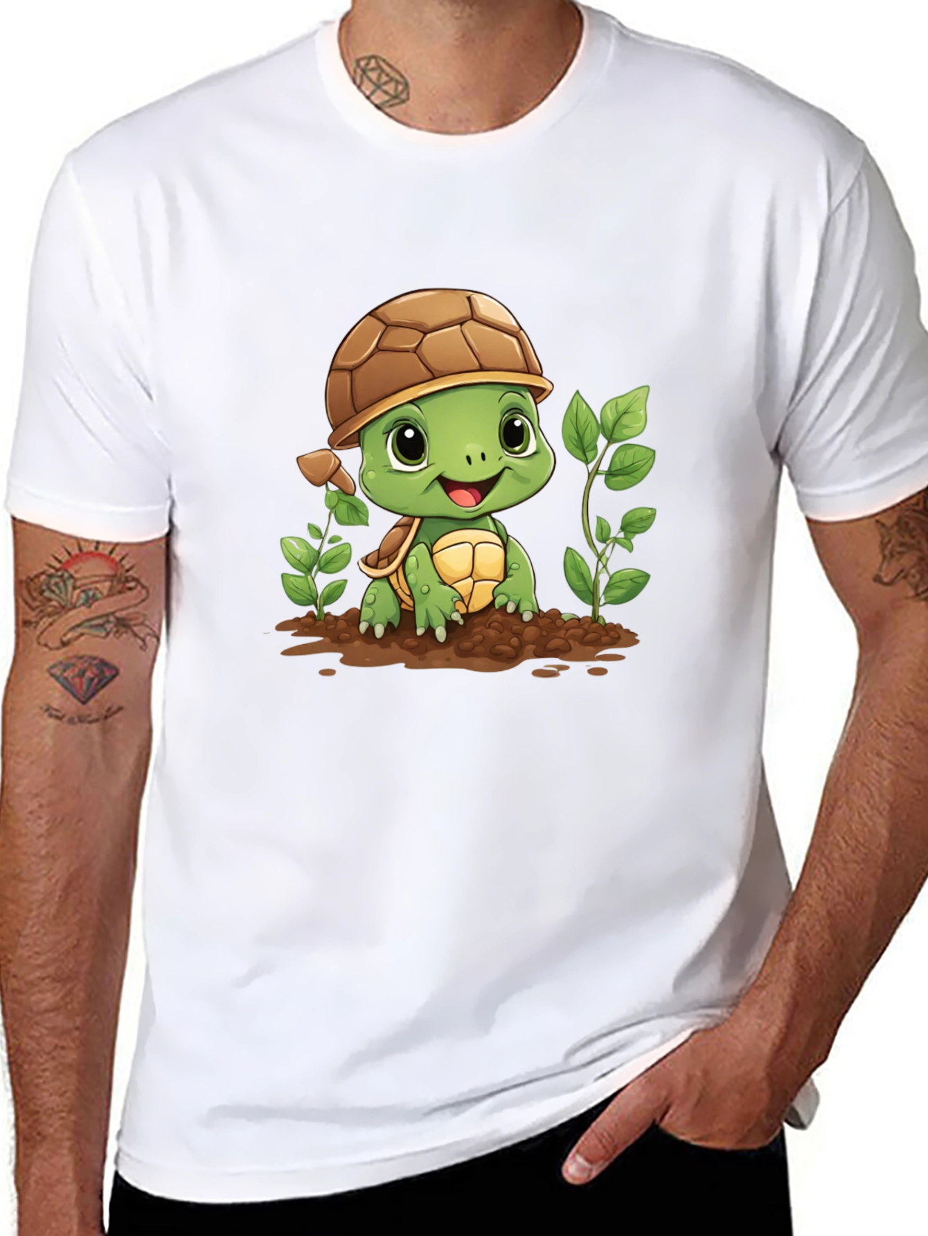 Cute Turtle Graphic Tee