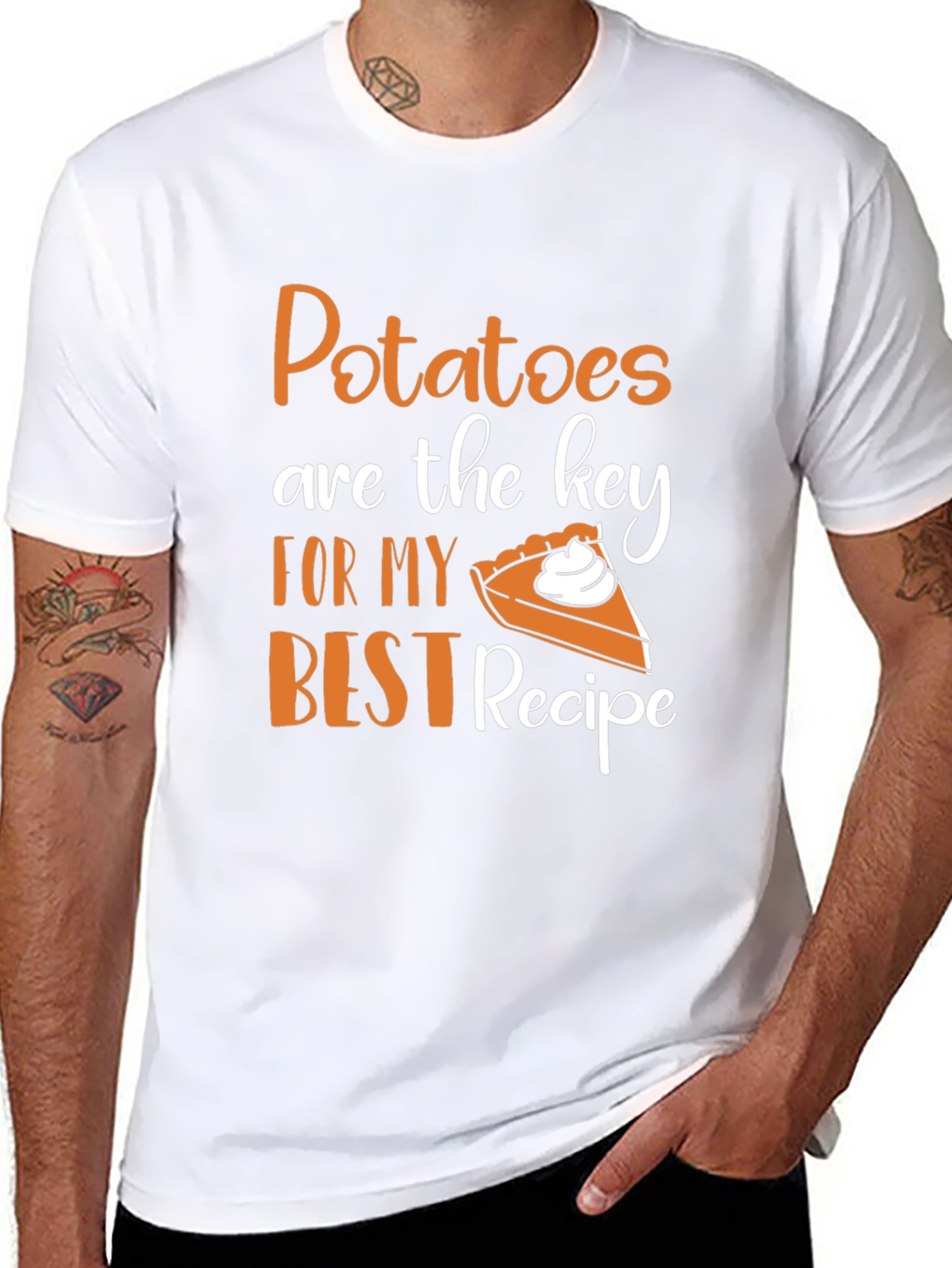 Potatoes are the Key Recipe Graphic T-Shirt
