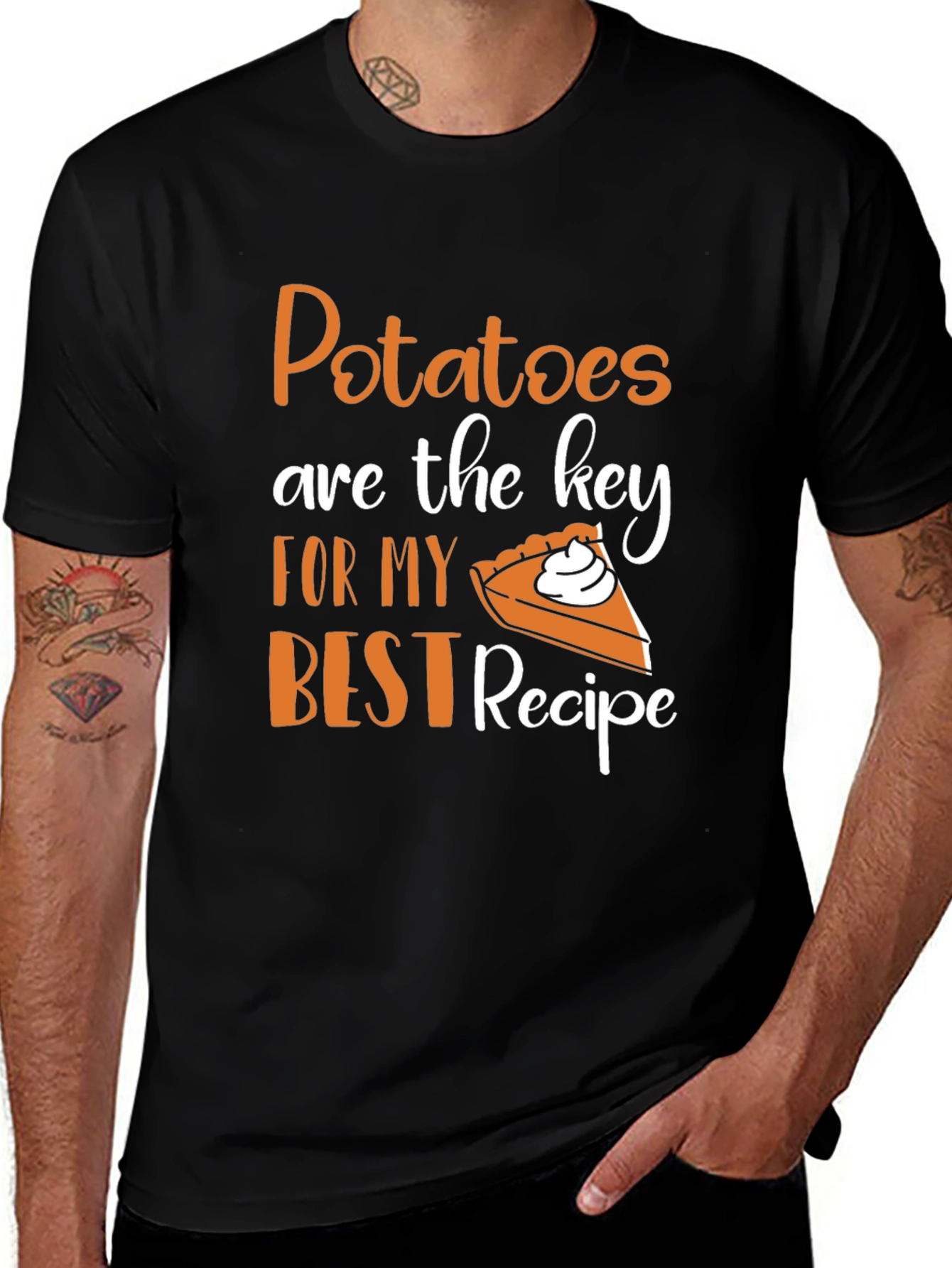 Potatoes are the Key Recipe Graphic T-Shirt